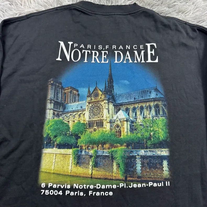 Balenciaga Balenciaga Castle Print Long Sleeve Hoodie Sweatshirt Size US M / EU 48-50 / 2 - 3 Thumbnail