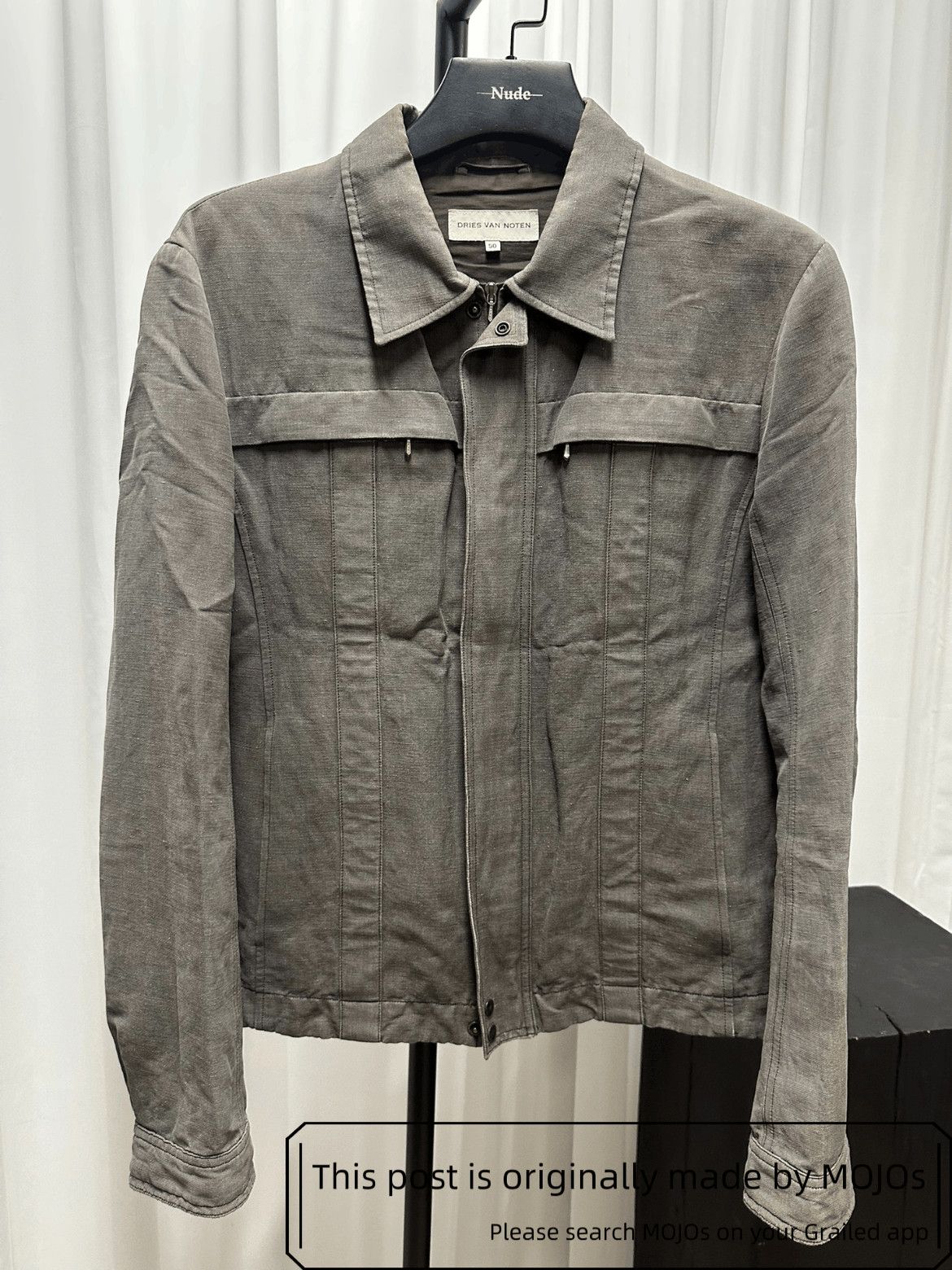 Dries Van Noten Sz 50 Dries Van Noten Vintage Washed Zip-up Jacket Size US M / EU 48-50 / 2 - 1 Thumbnail