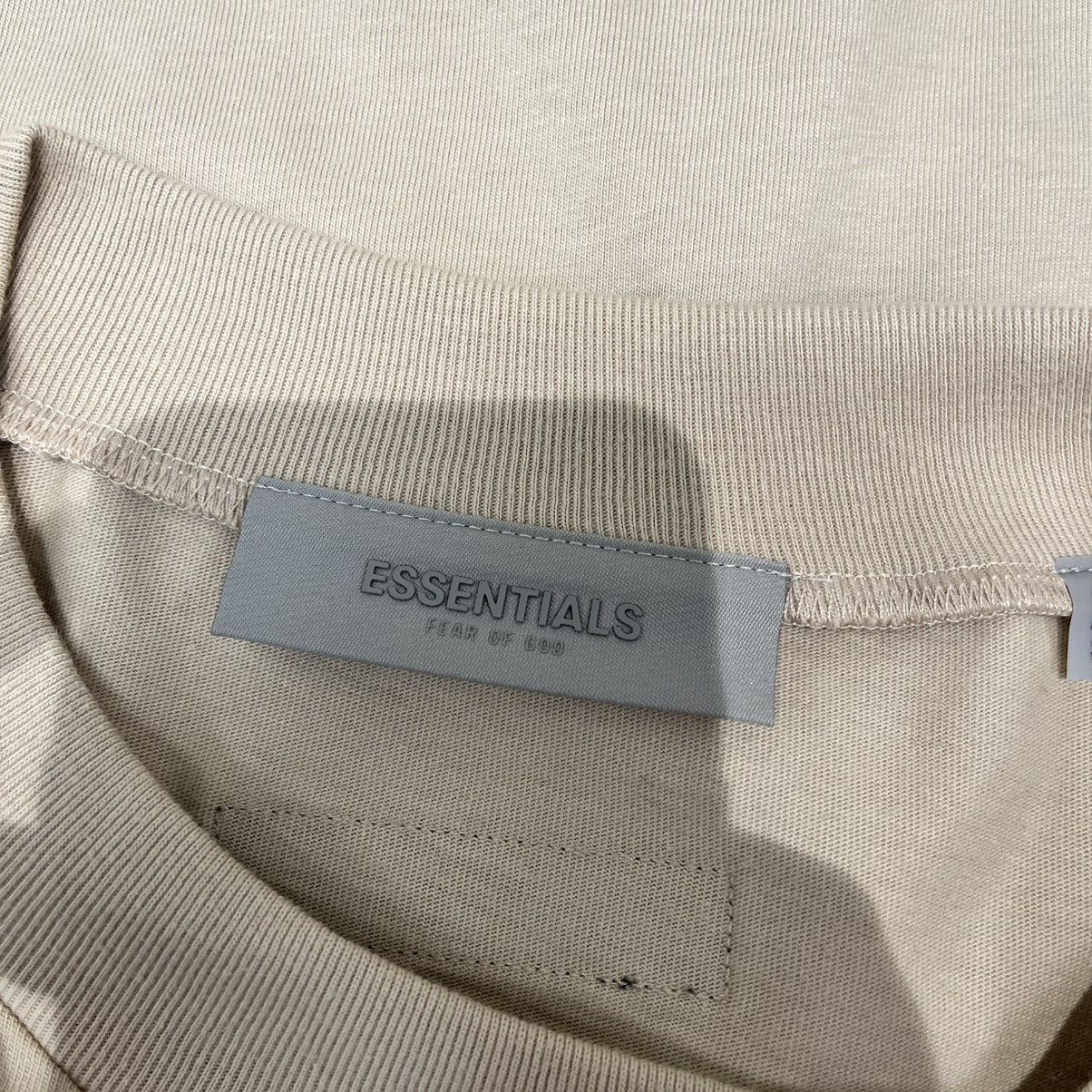 Essentials Fear Of God Essentials Silicone Tee Sand (FW23) Size US XL / EU 56 / 4 - 4 Thumbnail