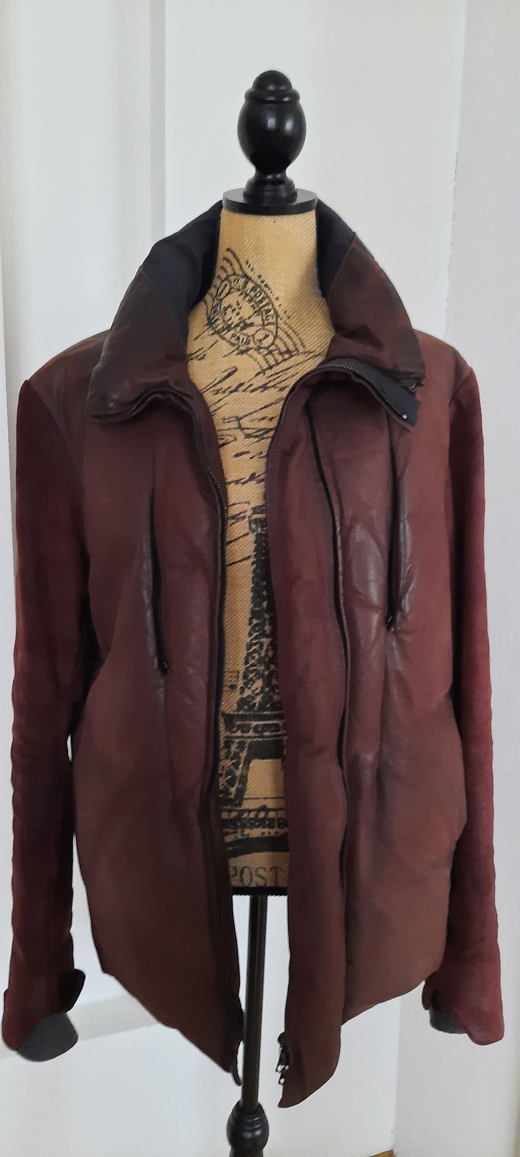 Isaac Sellam Experience ISAAC SELLAM EXPERIENCE Lederjacke mit Daunenfüllung Size US XL / EU 56 / 4 - 1 Thumbnail