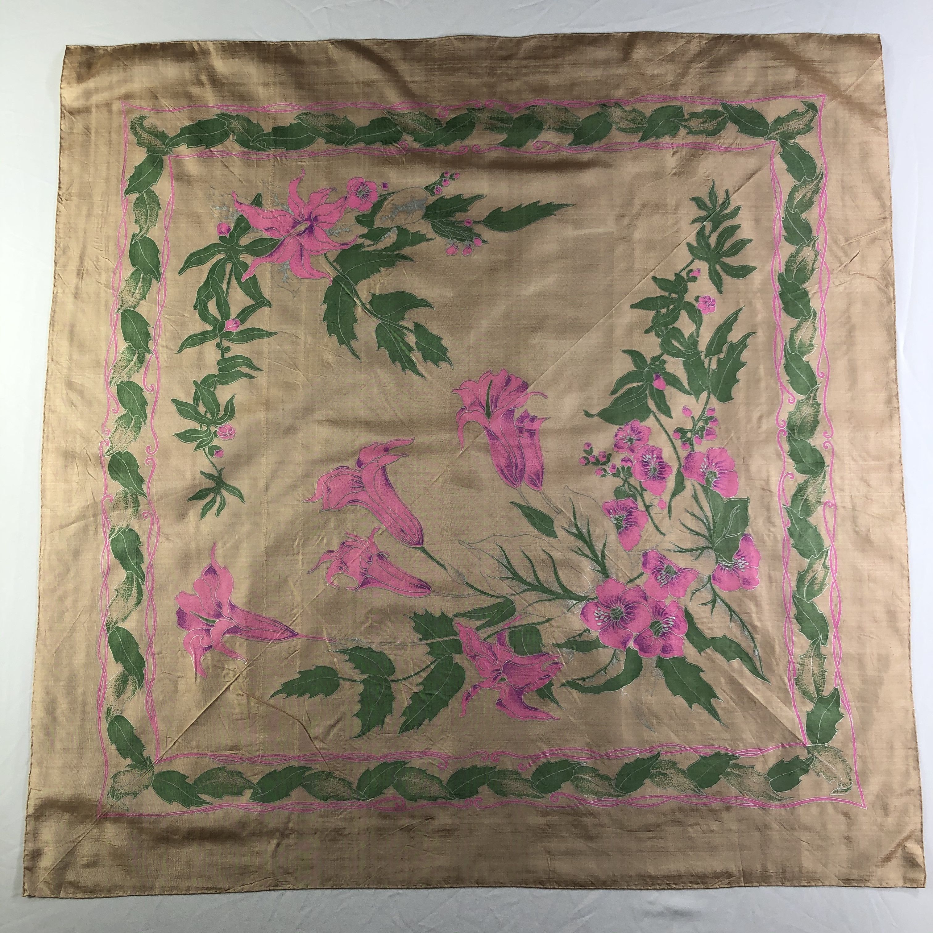 Vintage Vintage Silk Scarf Size ONE SIZE - 2 Thumbnail