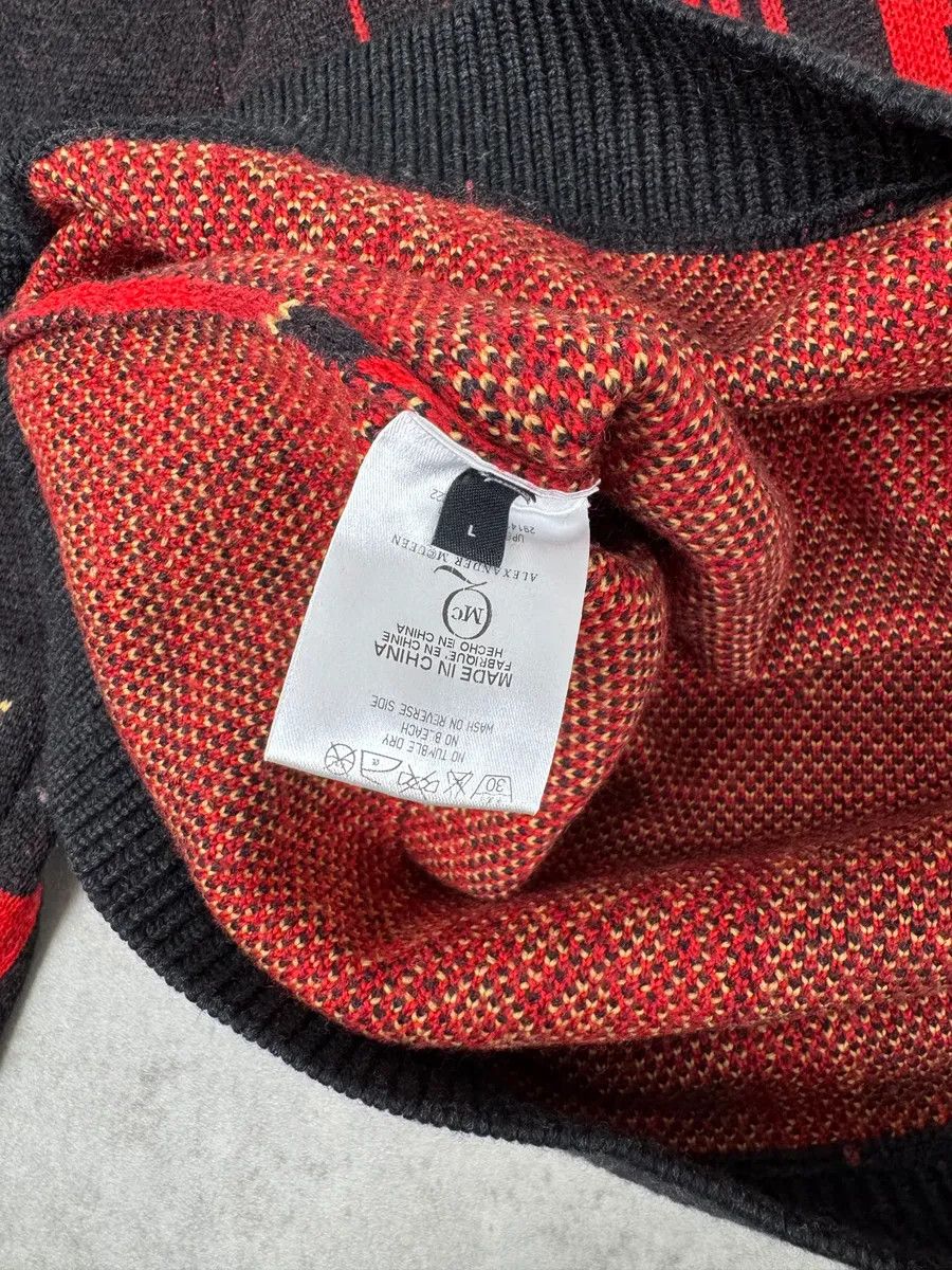 Alexander McQueen AW2012 Alexander Mcqueen Black & Red UK Flag Destructured Sweater Size US L / EU 52-54 / 3 - 6 Thumbnail