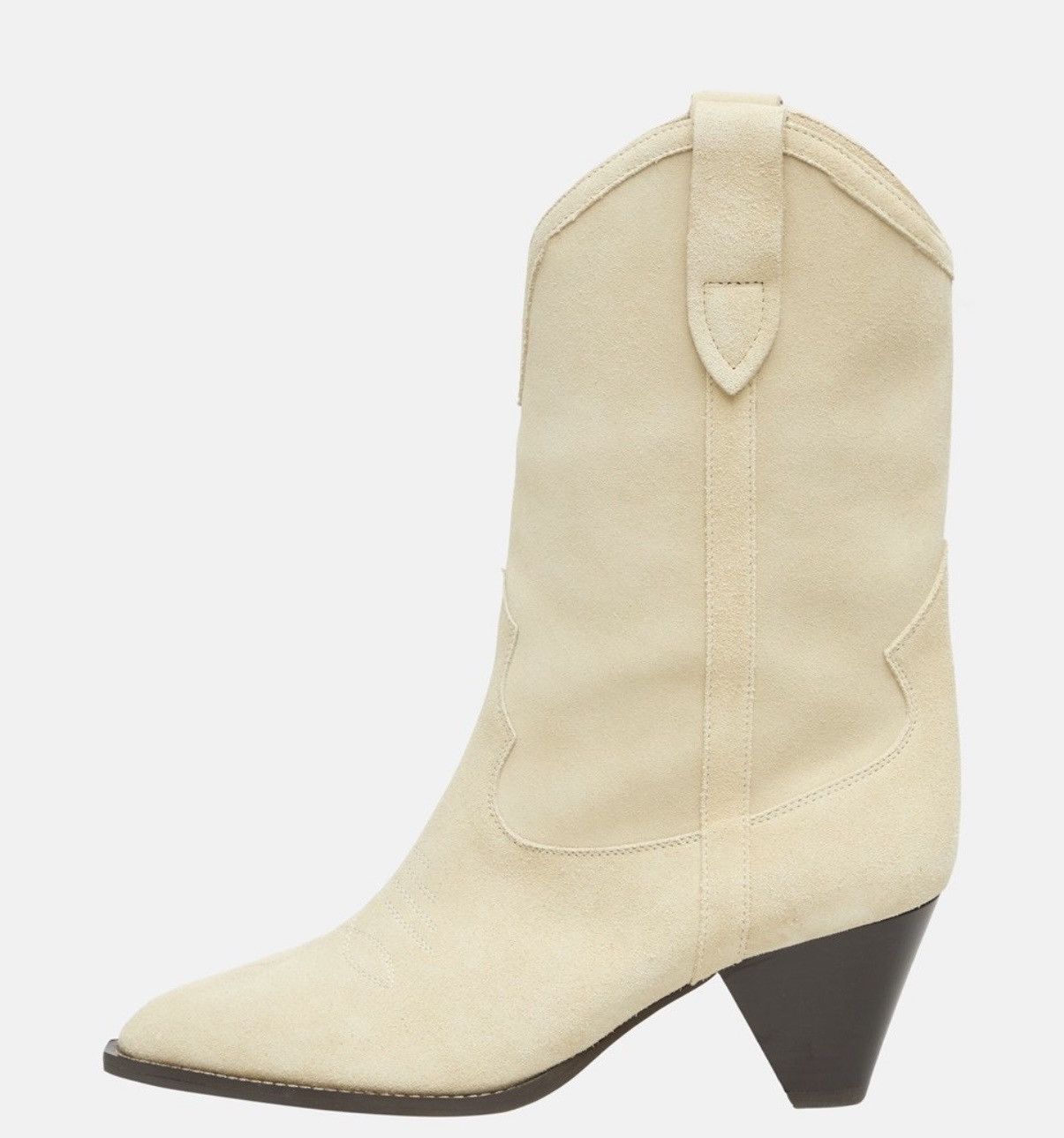Isabel Marant Isabel Marant white Luliette heeled cowboy boots Size US 6 / IT 36 - 3 Thumbnail
