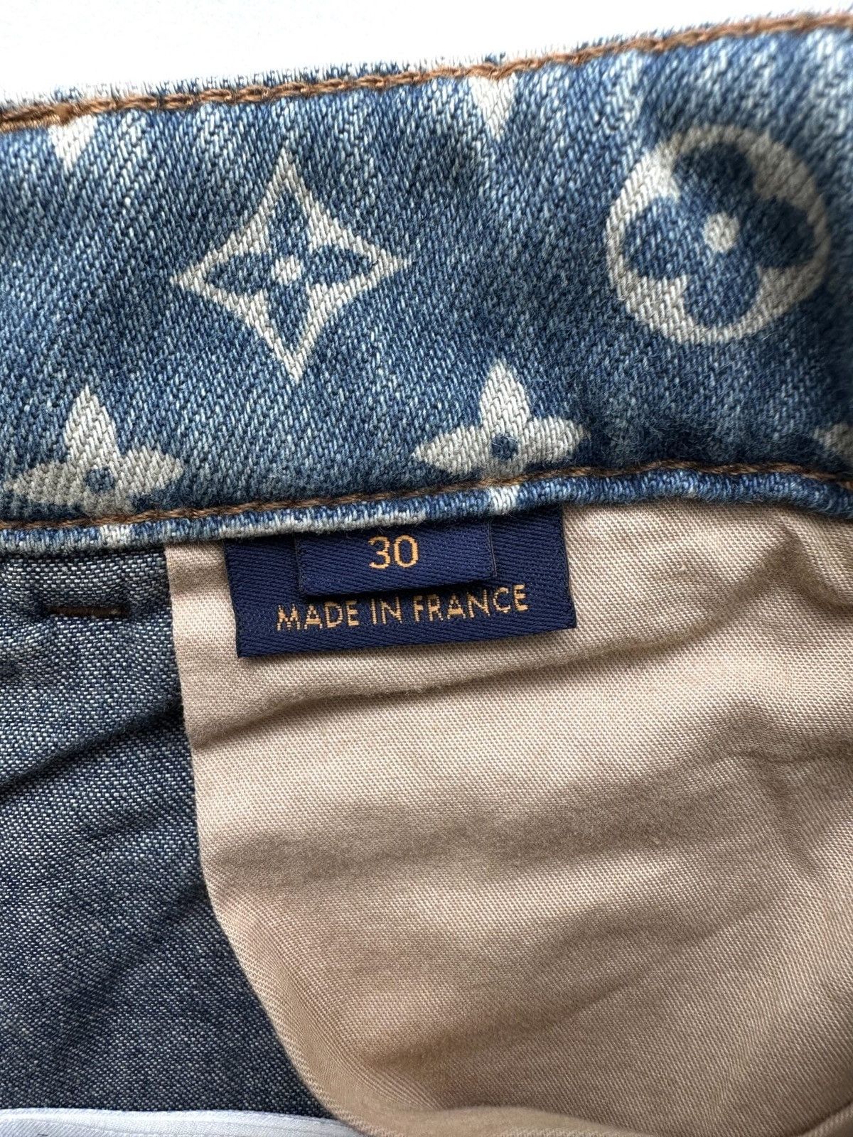 Louis Vuitton Boro Denim Pants Size US 30 / EU 46 - 2 Thumbnail