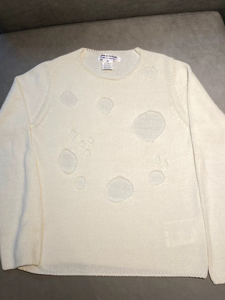 Comme des Garcons Comme des Garcons Torn sweater Size S / US 4 / IT 40 - 2 Thumbnail