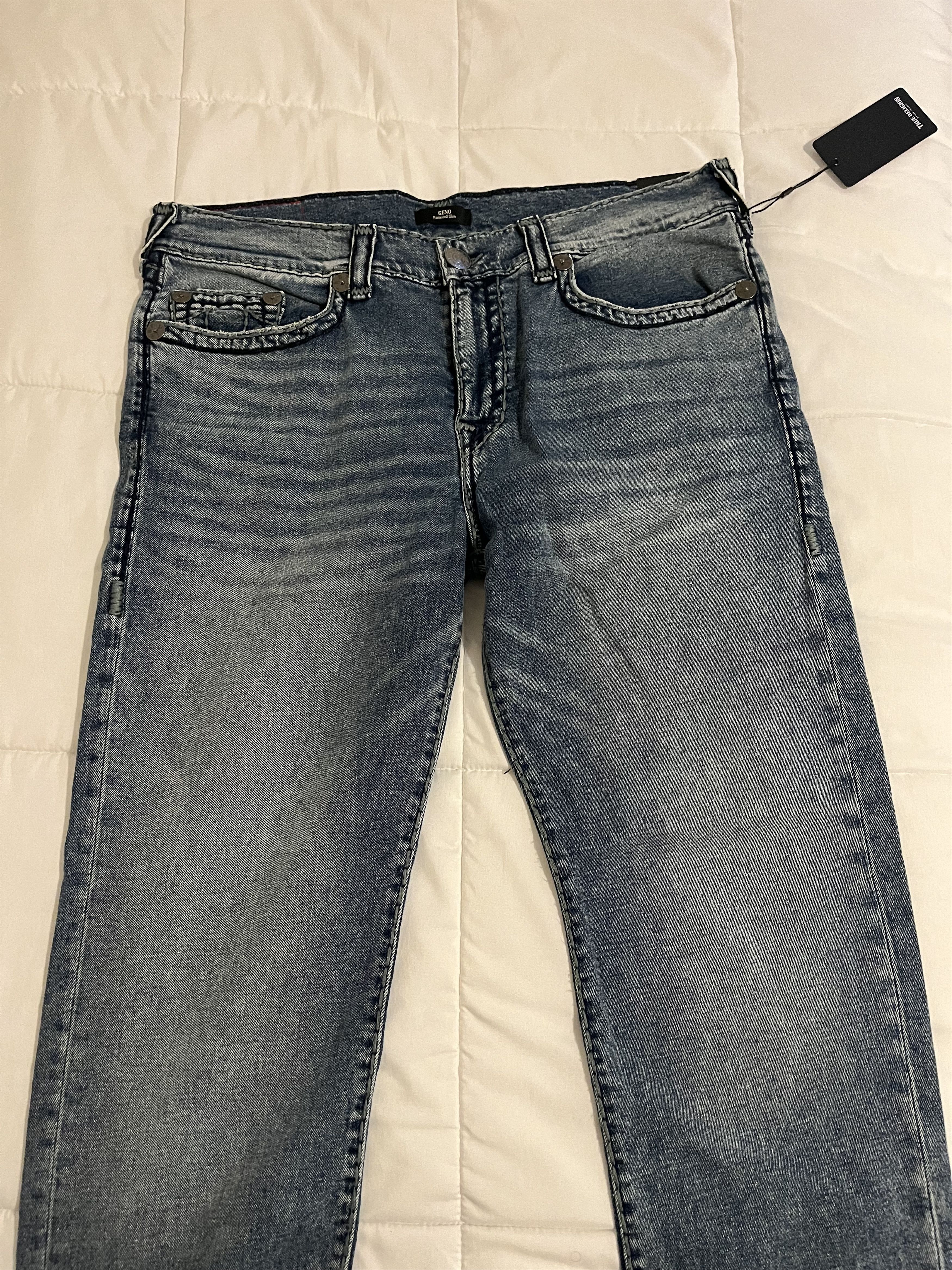 True Religion True Religion Geno Relaxed Slim Jeans Size US 38 / EU 54 - 2 Thumbnail