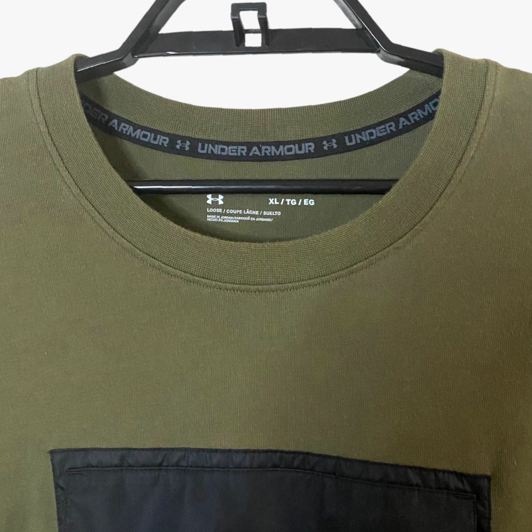 Under Armour Under Armour Utility Long-Sleeve Shirt Green Mens XL Crew Neck Pocket T-Shirt Casual Streetwear Size US XL / EU 56 / 4 - 5 Thumbnail