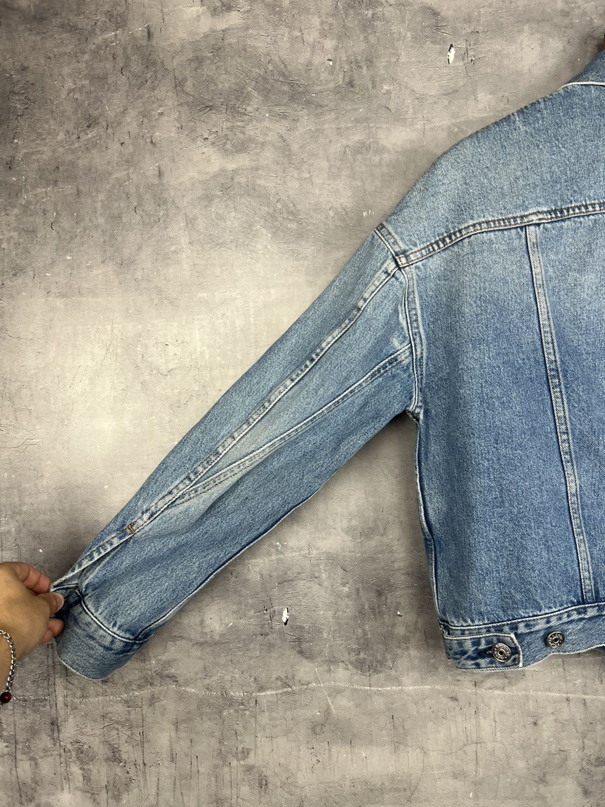 Acne Studios Acne Studios Women’s Lab Nt Mid Vtg Denim Jacket Size 34 Size XXS / US 00 / IT 34 - 15 Thumbnail