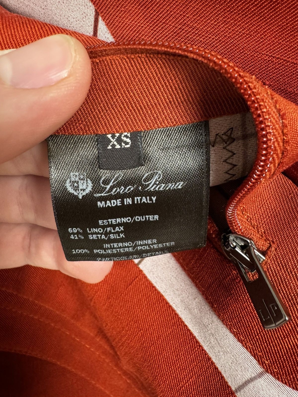Loro Piana Loro Piana Linen Bomber Jacket Size US XS / EU 42 / 0 - 12 Thumbnail