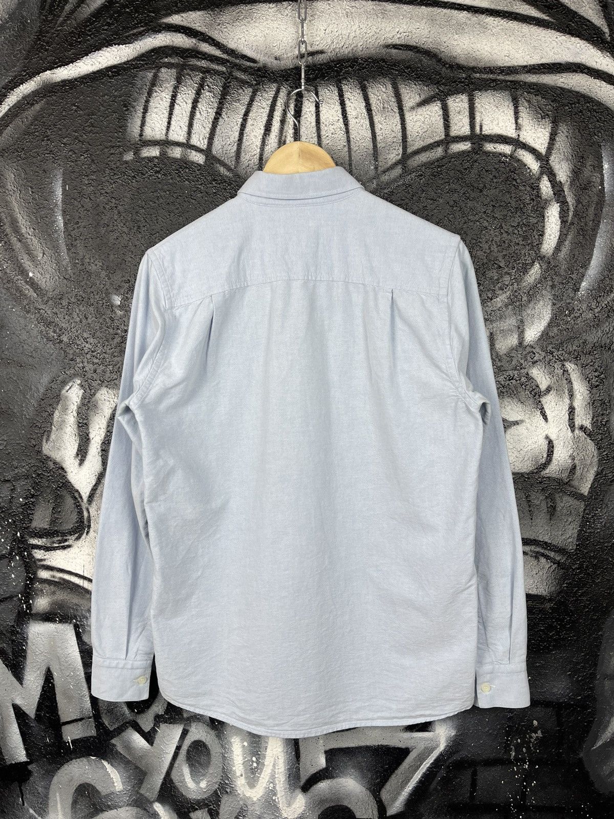 Wood Wood Wood Wood Double A Ted Oxford Cotton Shirt Men’s Size XS Size US XS / EU 42 / 0 - 9 Thumbnail