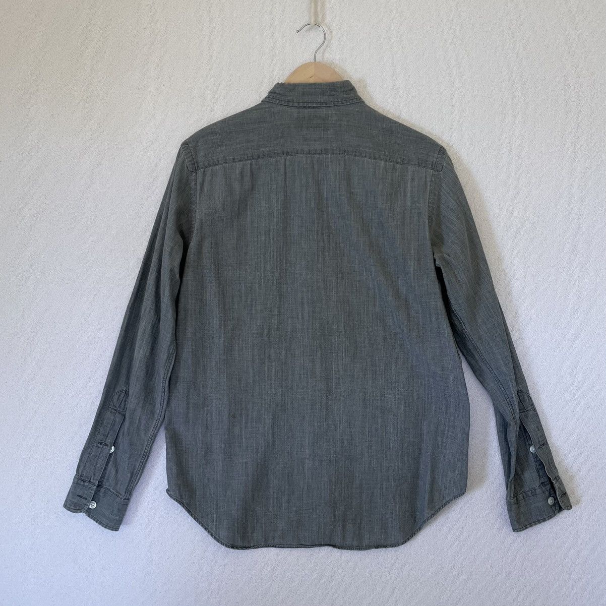 Ralph Lauren RRL Double RL Chambray Grey Cotton Workshirt Button Down Size US S / EU 44-46 / 1 - 6 Thumbnail