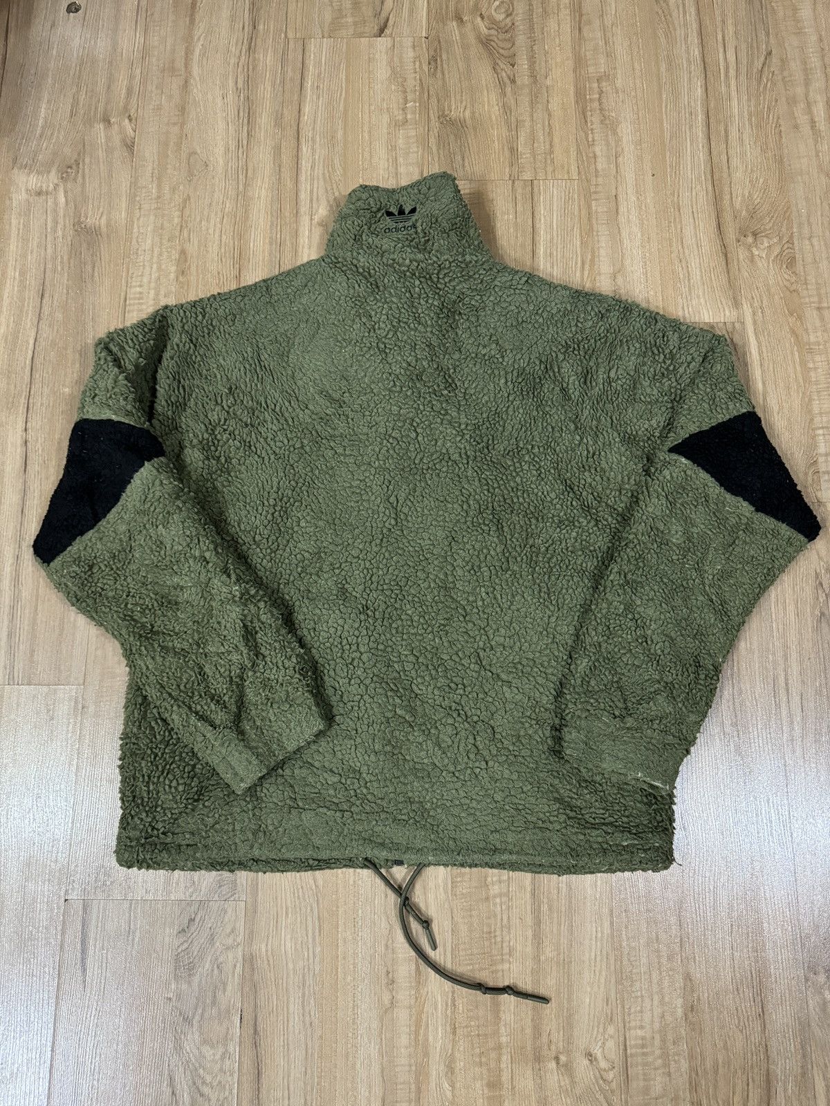 Adidas × Vintage ADIDAS BIG LOGO FLEECE JACKET Size US L / EU 52-54 / 3 - 5 Thumbnail