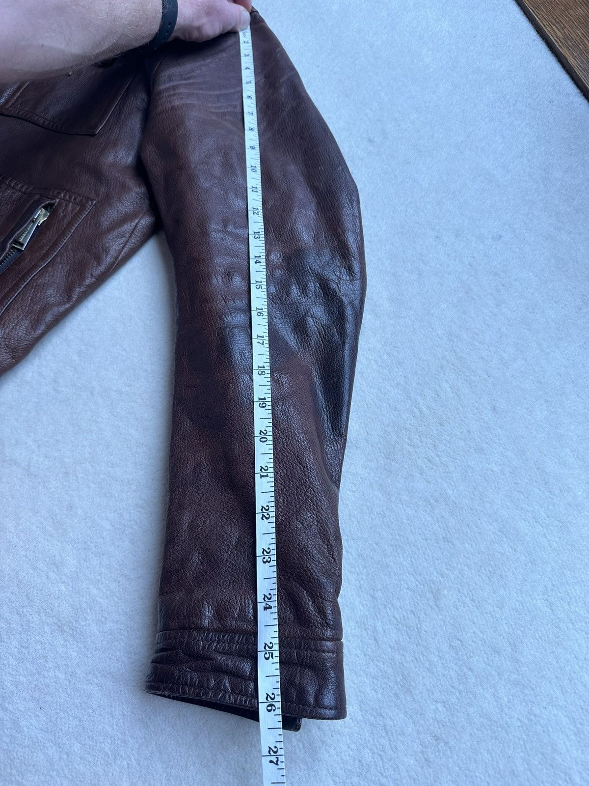 Dsquared2 SS09 Dsquared archive brown leather jacket grail Size US M / EU 48-50 / 2 - 8 Thumbnail