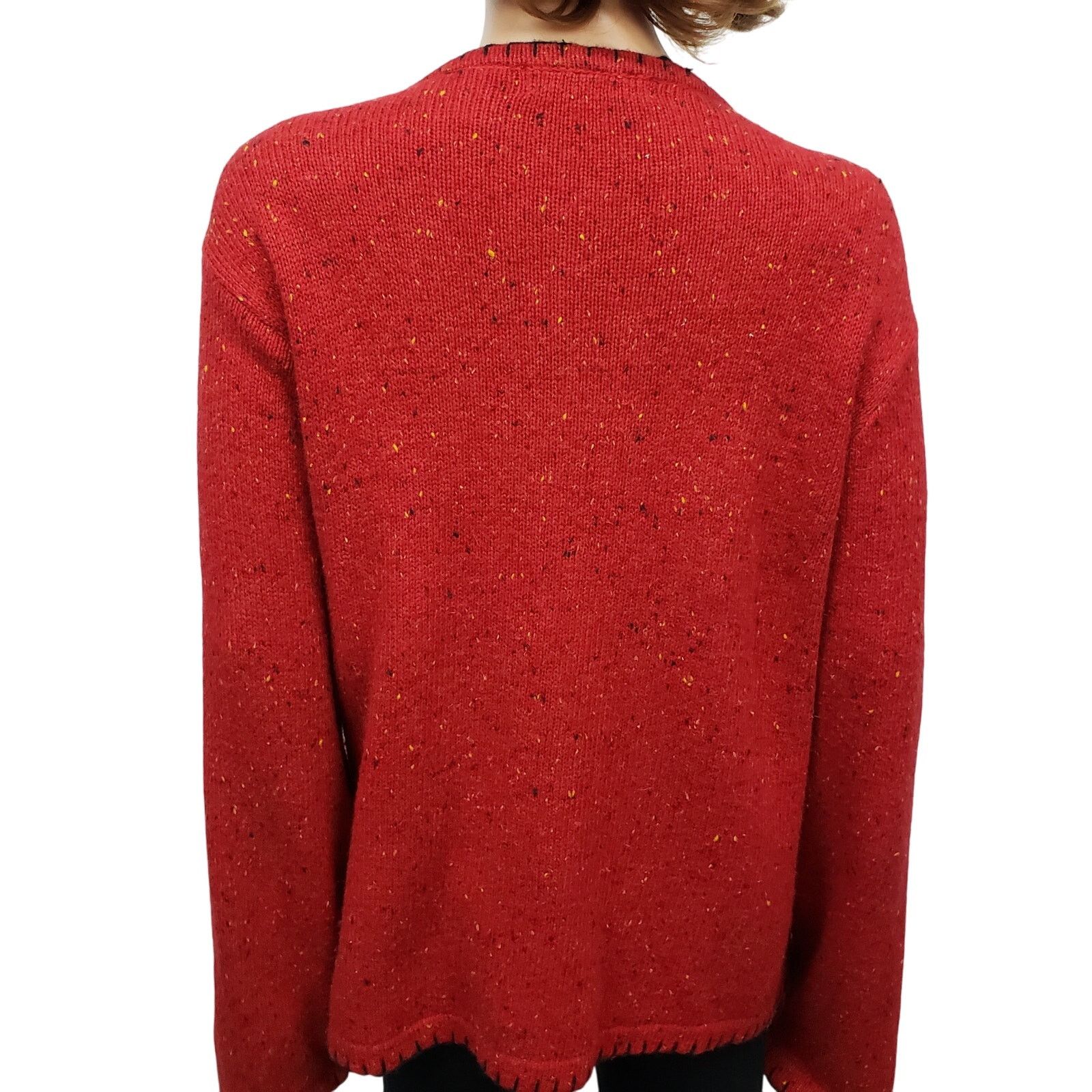 Vintage Victoria Jones Cardigan Sweater 2XL Holiday Ugly Christmas Size XXL / US 16-18 / IT 52-54 - 7 Thumbnail