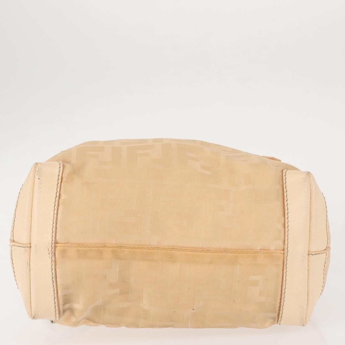 Fendi FENDI Zucca Canvas Hand Bag Beige Size ONE SIZE - 9 Thumbnail