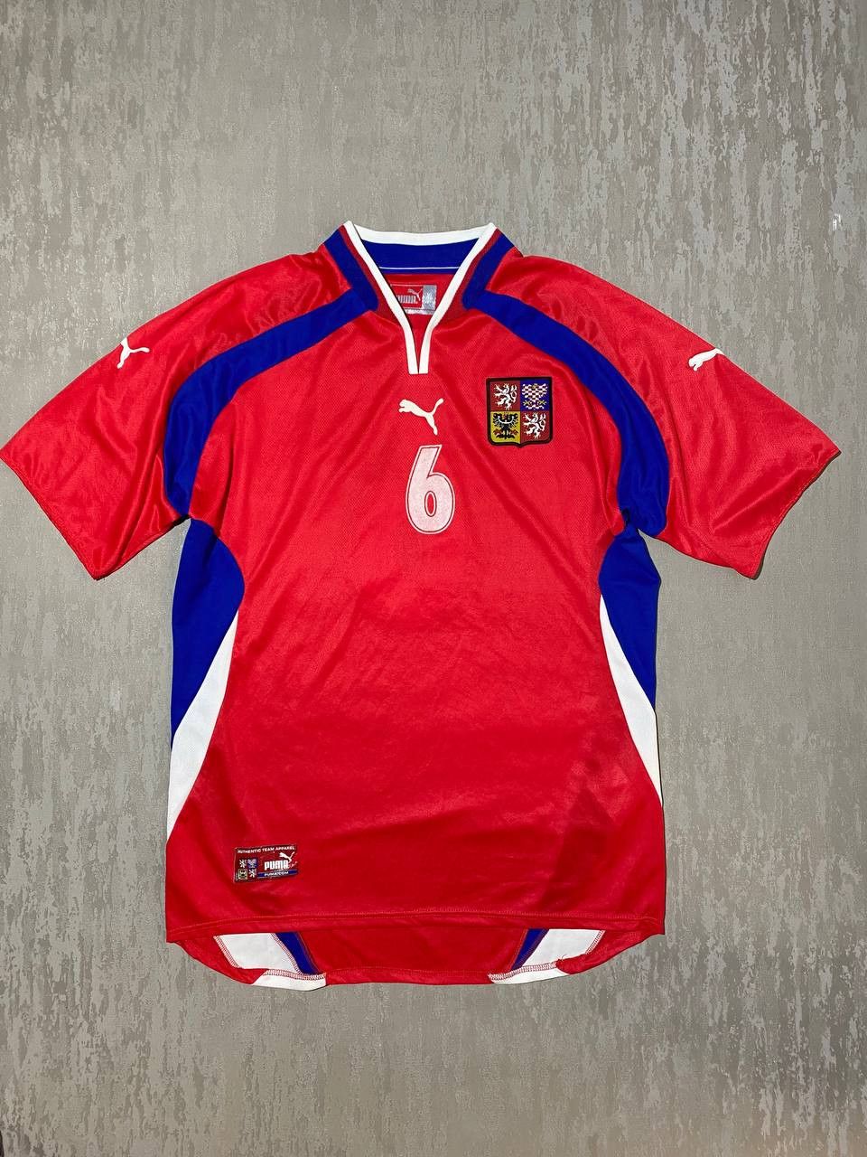 Puma PUMA Czech Republic Vintage 2000-02 Football Soccer Jersey Size US XL / EU 56 / 4 - 1 Thumbnail