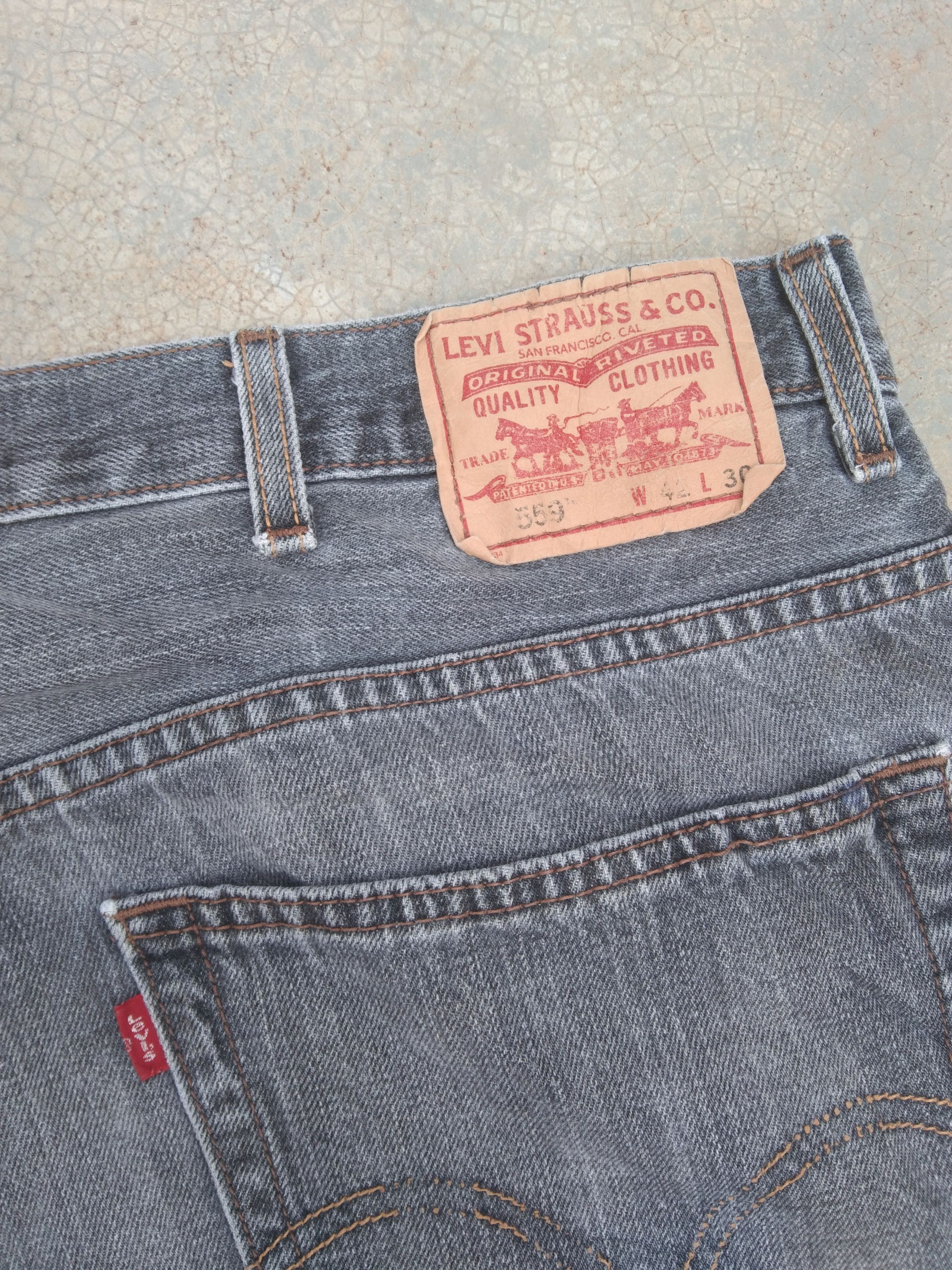 Levi's Vintage Levi's Jeans 559 Relaxed Straight Baggy 42x30 Size US 42 / EU 58 - 4 Thumbnail