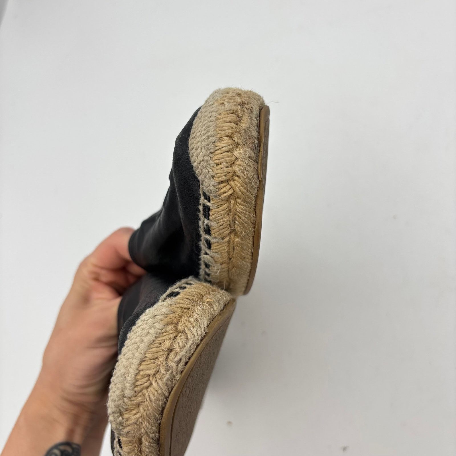 Saint Laurent Paris YSL Saint Laurent Logo Leather Espadrille Shoes Men 43 US 10 Size US 9 / IT 39 - 13 Thumbnail