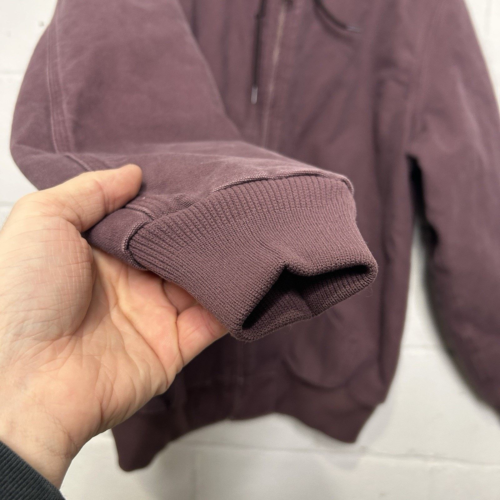 Carhartt Vintage Carhartt Quilted Active Jacket “Deep Plum” WJ130 DPM Size L / US 10 / IT 46 - 9 Thumbnail