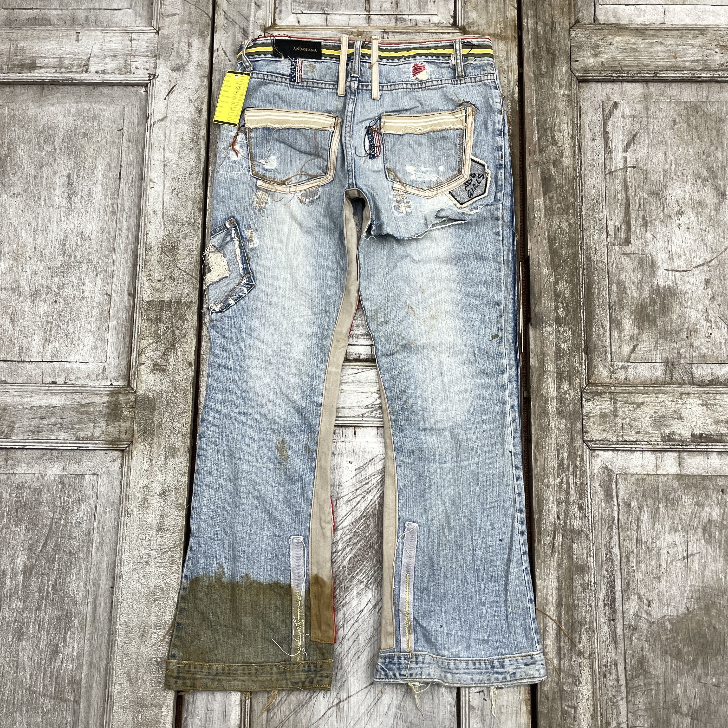 Designer × Vintage Japanese Brand Custom Distressed Bootcut Like Kapital-wc305 Size 31" - 2 Thumbnail