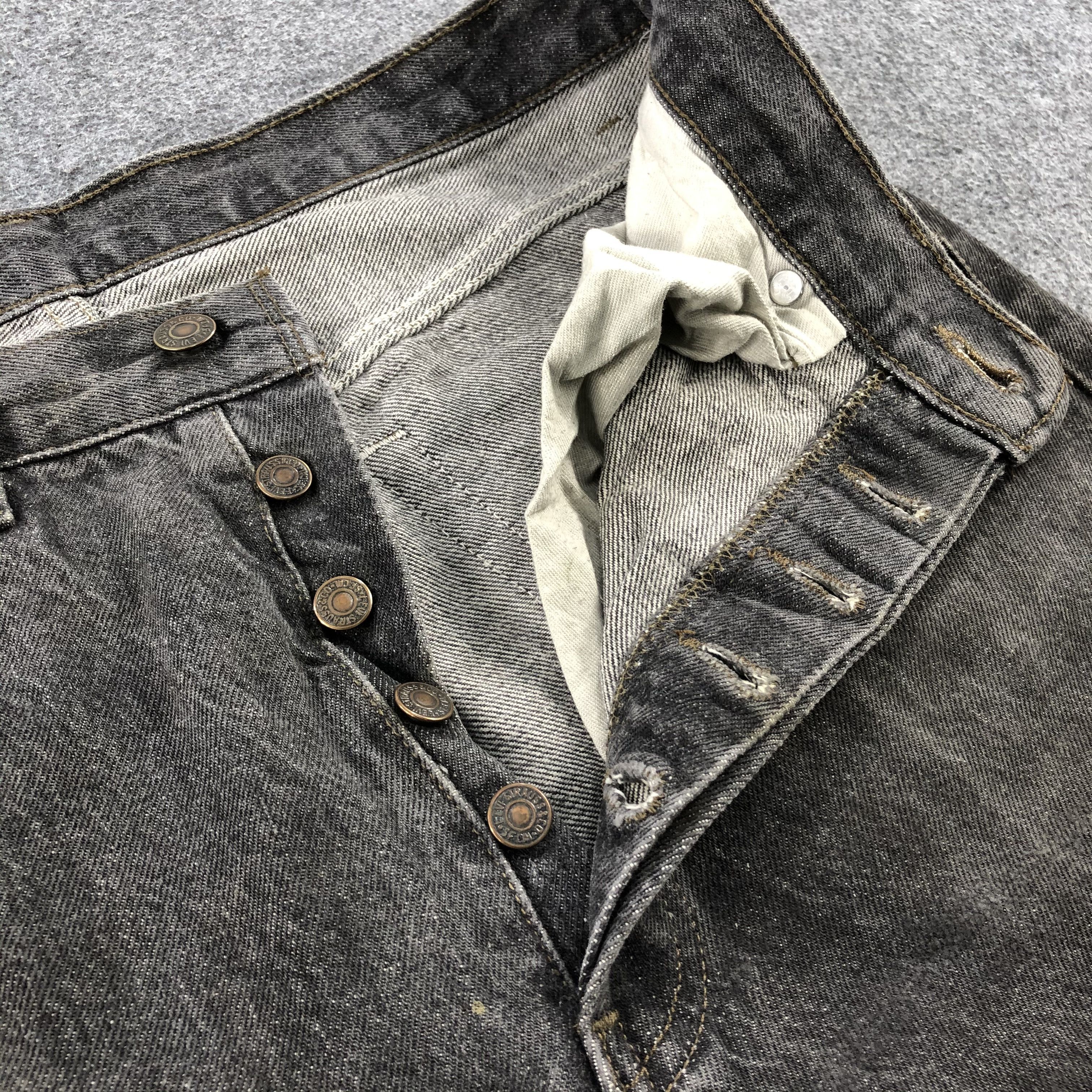 Levi's × Vintage Vintage 90s Distress Levis 501 Jeans-JM1613 Size US 32 / EU 48 - 9 Thumbnail