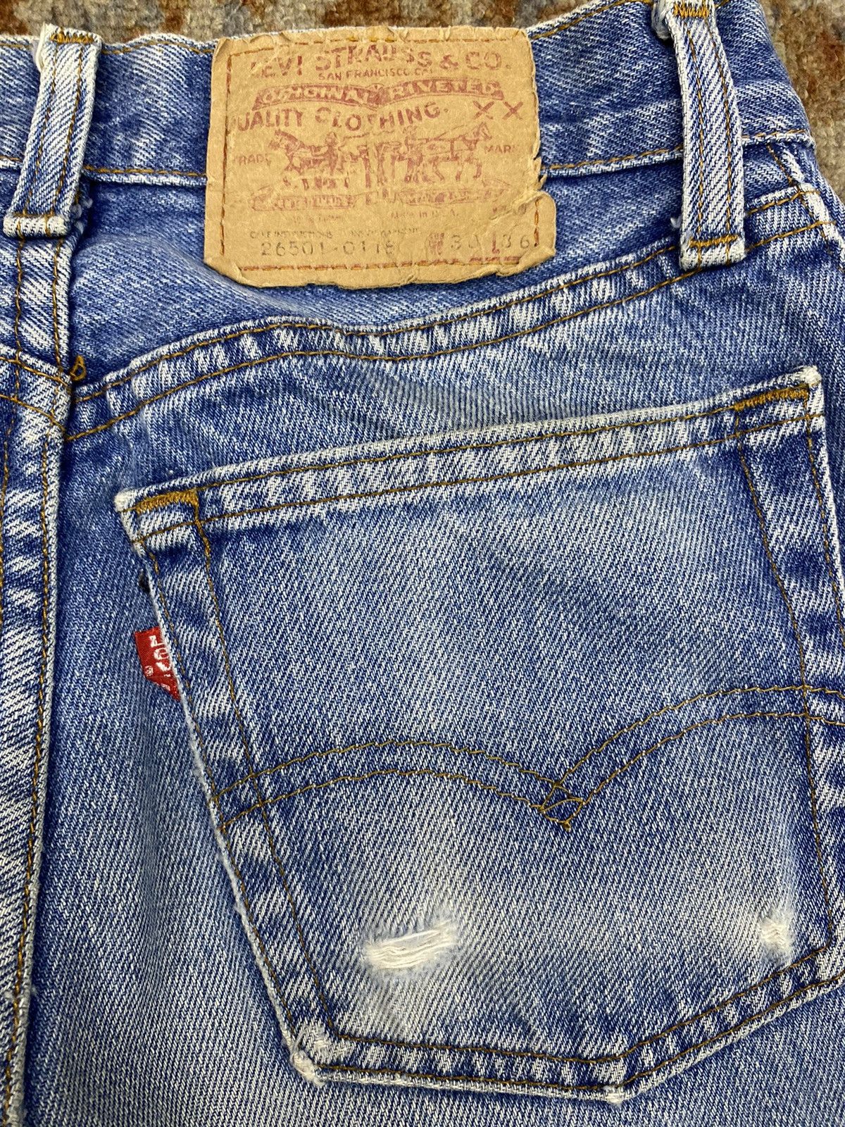 Levi's × Vintage vintage 80s levis 501 usa look so very gooood Size US 28 / EU 44 - 7 Thumbnail