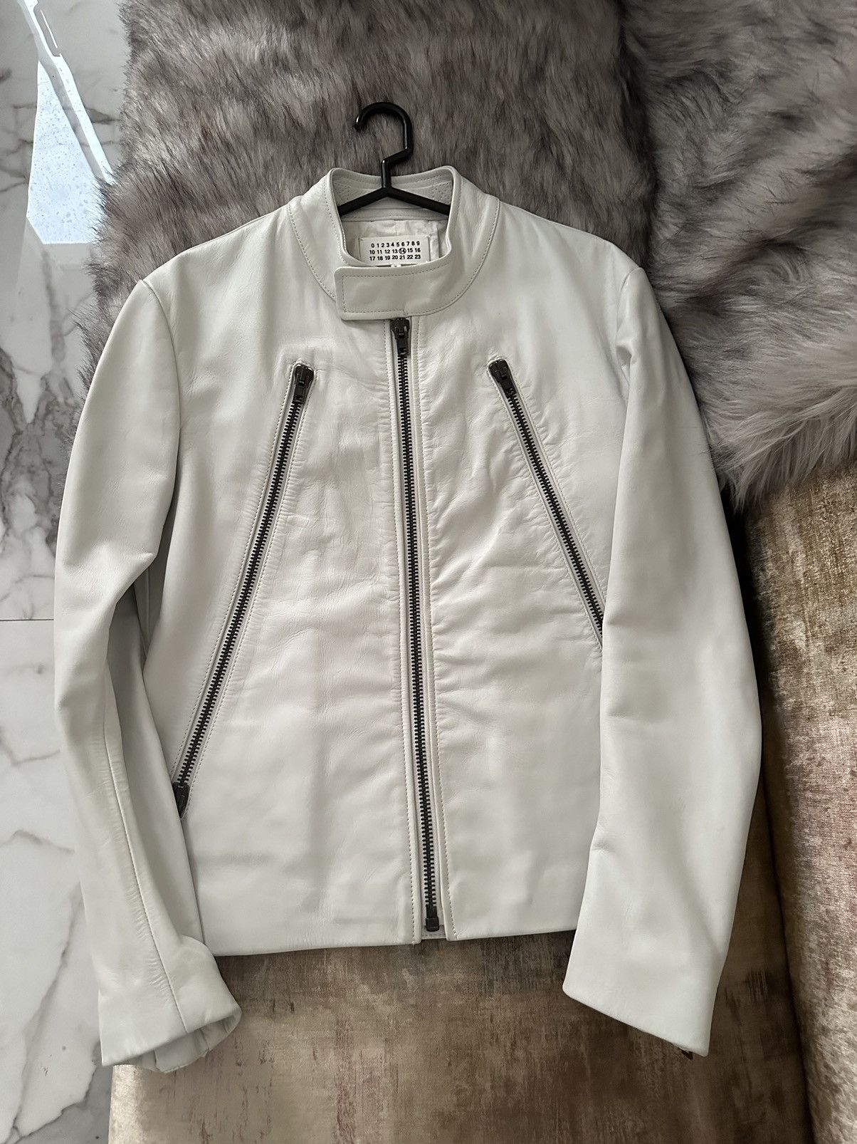 Maison Margiela Maison Margiela 2011 5 zip biker jacket Size US S / EU 44-46 / 1 - 1 Thumbnail