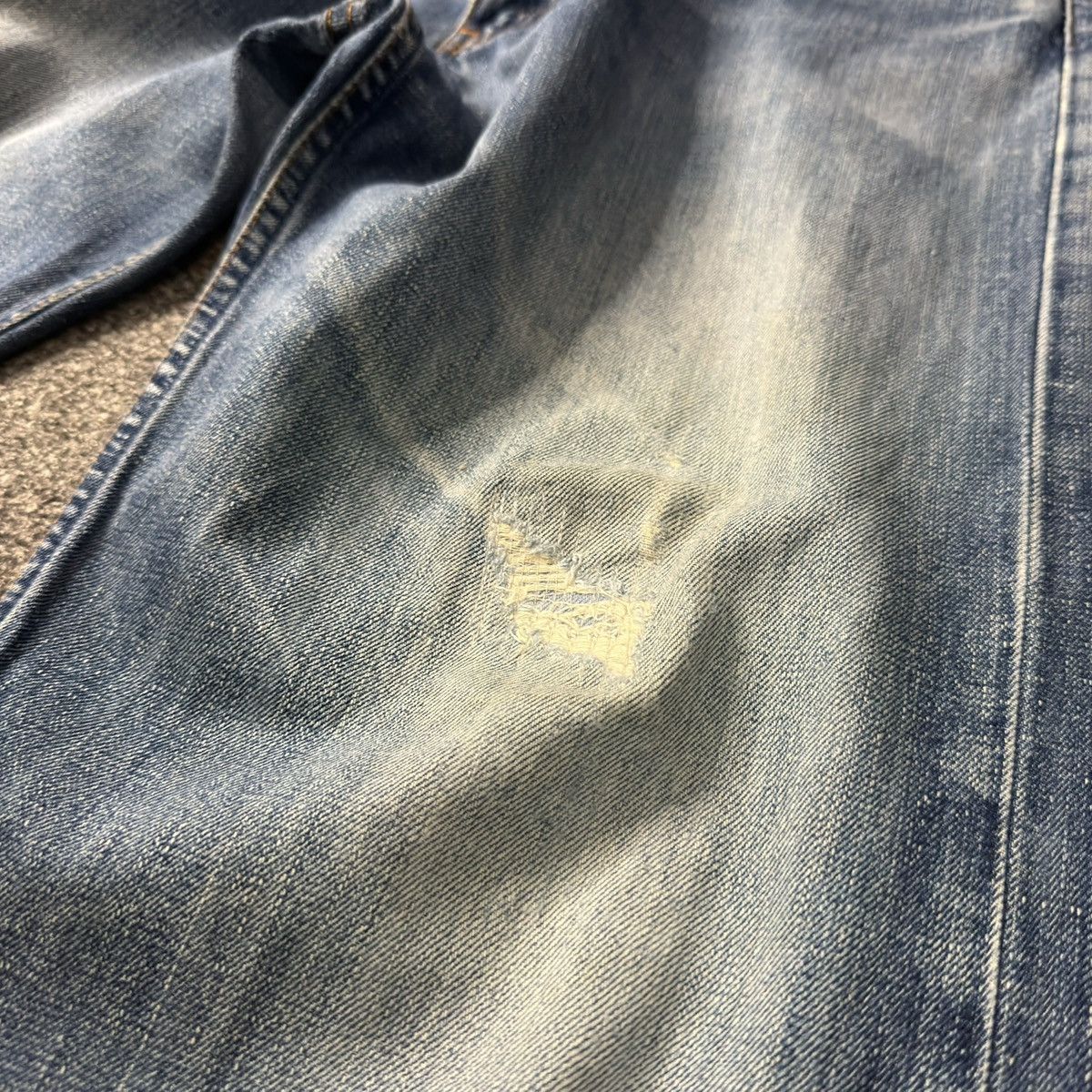 Engineered Garments × Levi's Vintage 90s Levis 504-B3 Distressed Faded Aging Denim USA Size US 34 / EU 50 - 6 Thumbnail