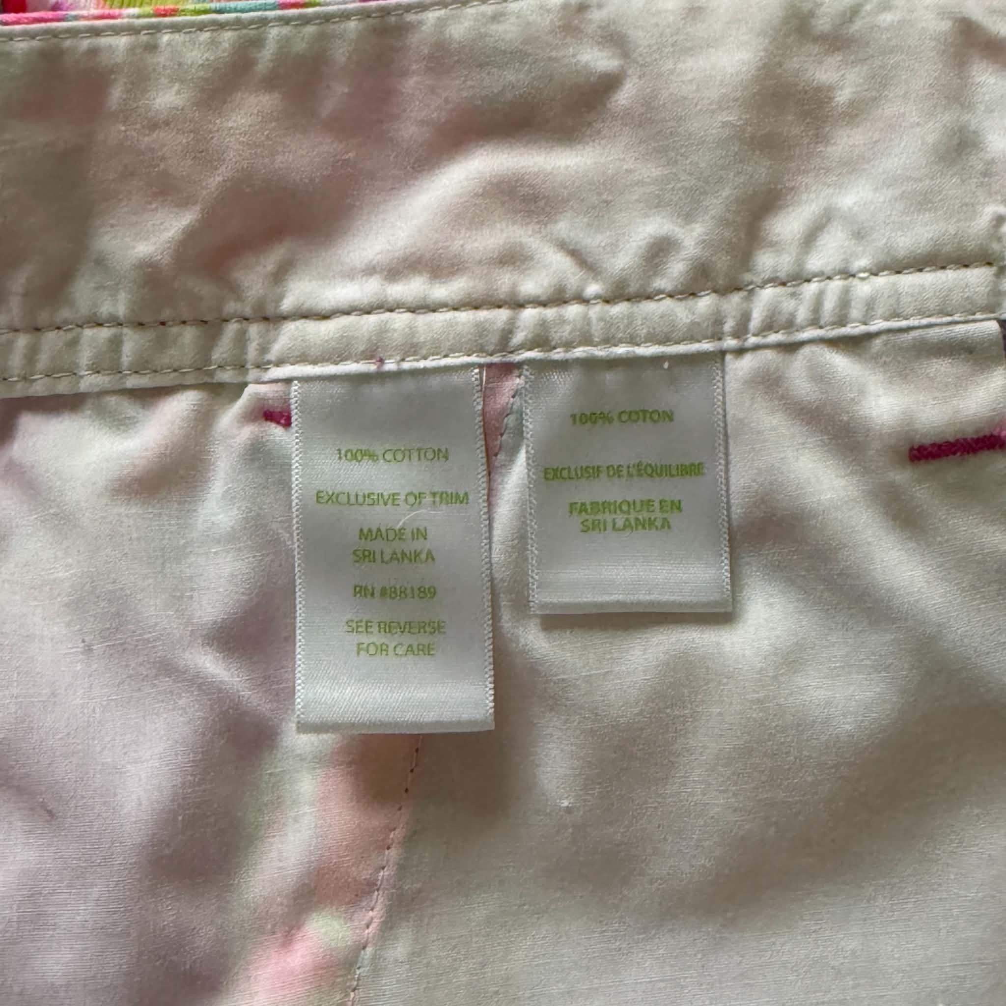 Lilly Pulitzer Lilly Pulitzer Callahan Shorts Pink Floral Cotton Preppy Size 38" / US 16 / IT 52 - 3 Thumbnail