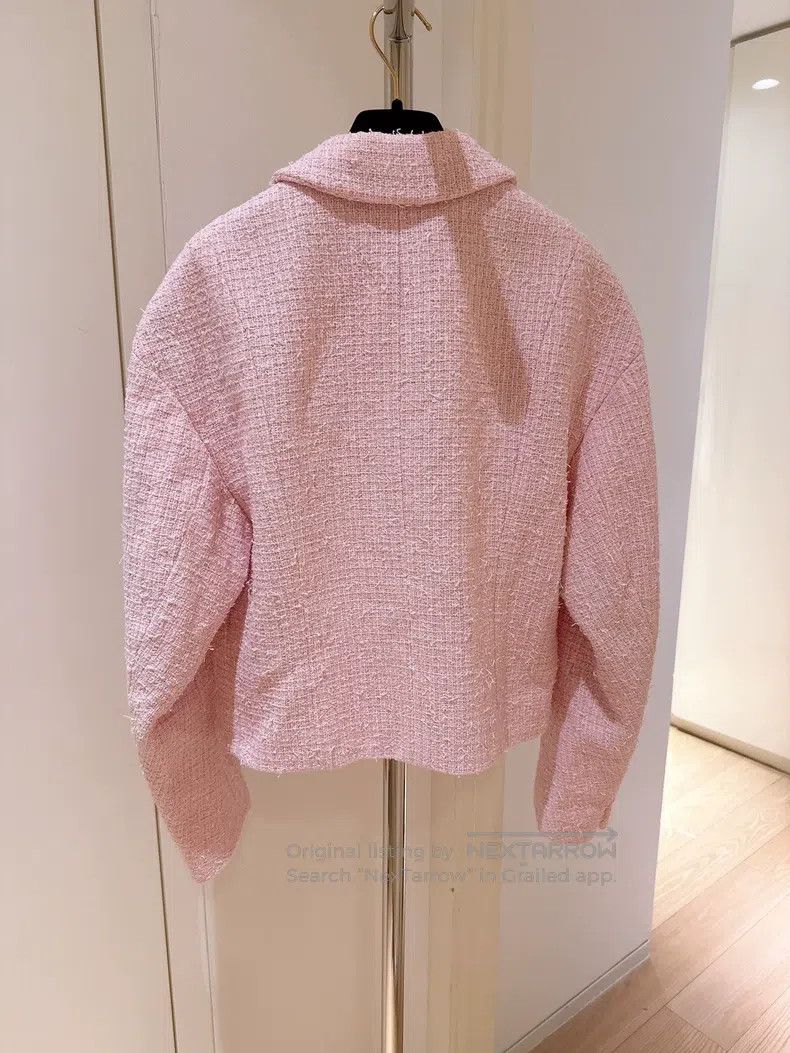Chanel Chanel 21S Spring and Summer Cherry Blossom Pink Tweed Sil Size XS / US 0-2 / IT 36-38 - 2 Thumbnail