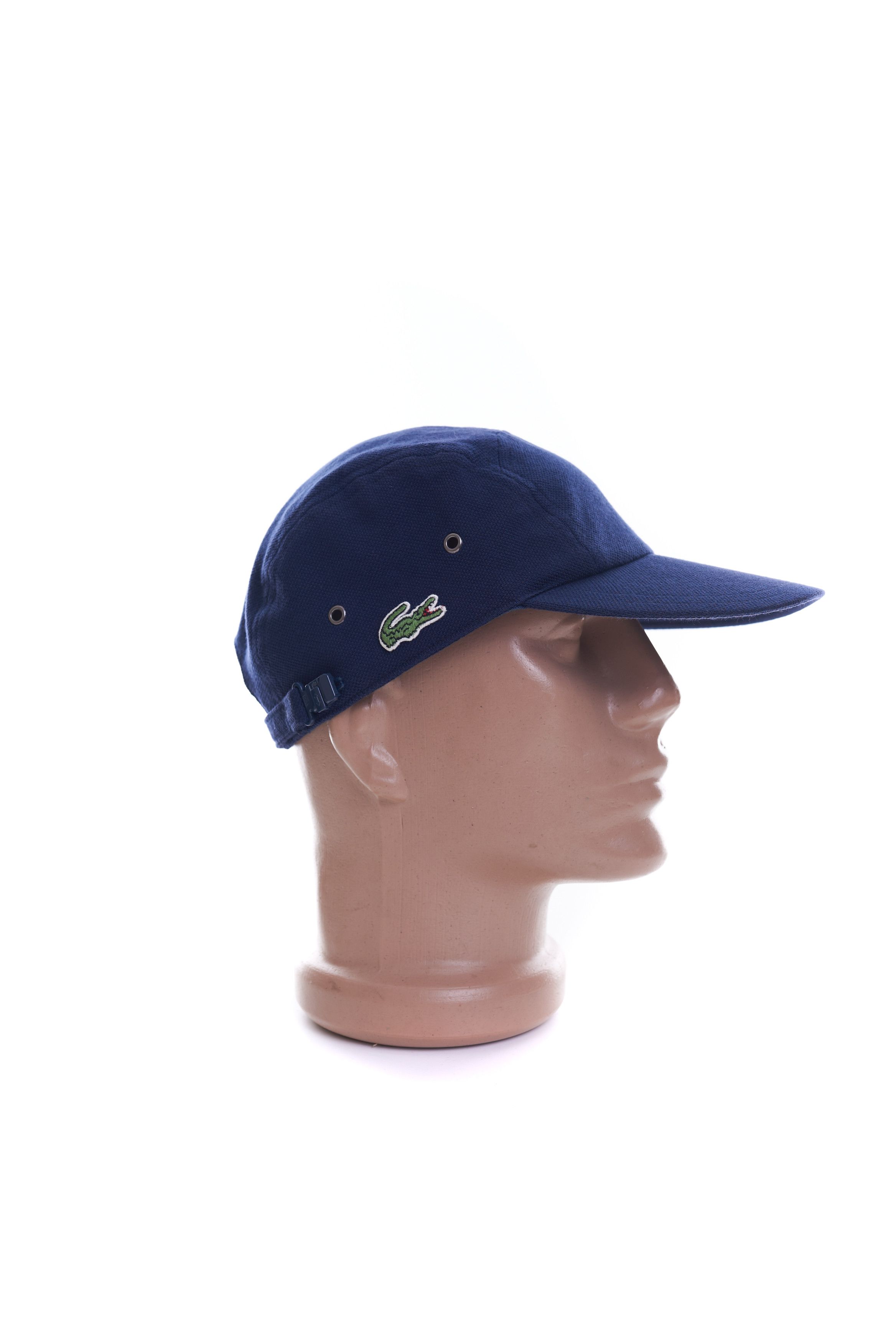 Lacoste Lacoste Vintage 5 Panel Cap Hat Size 3 BLue Rare Mens Hat Size ONE SIZE - 2 Thumbnail