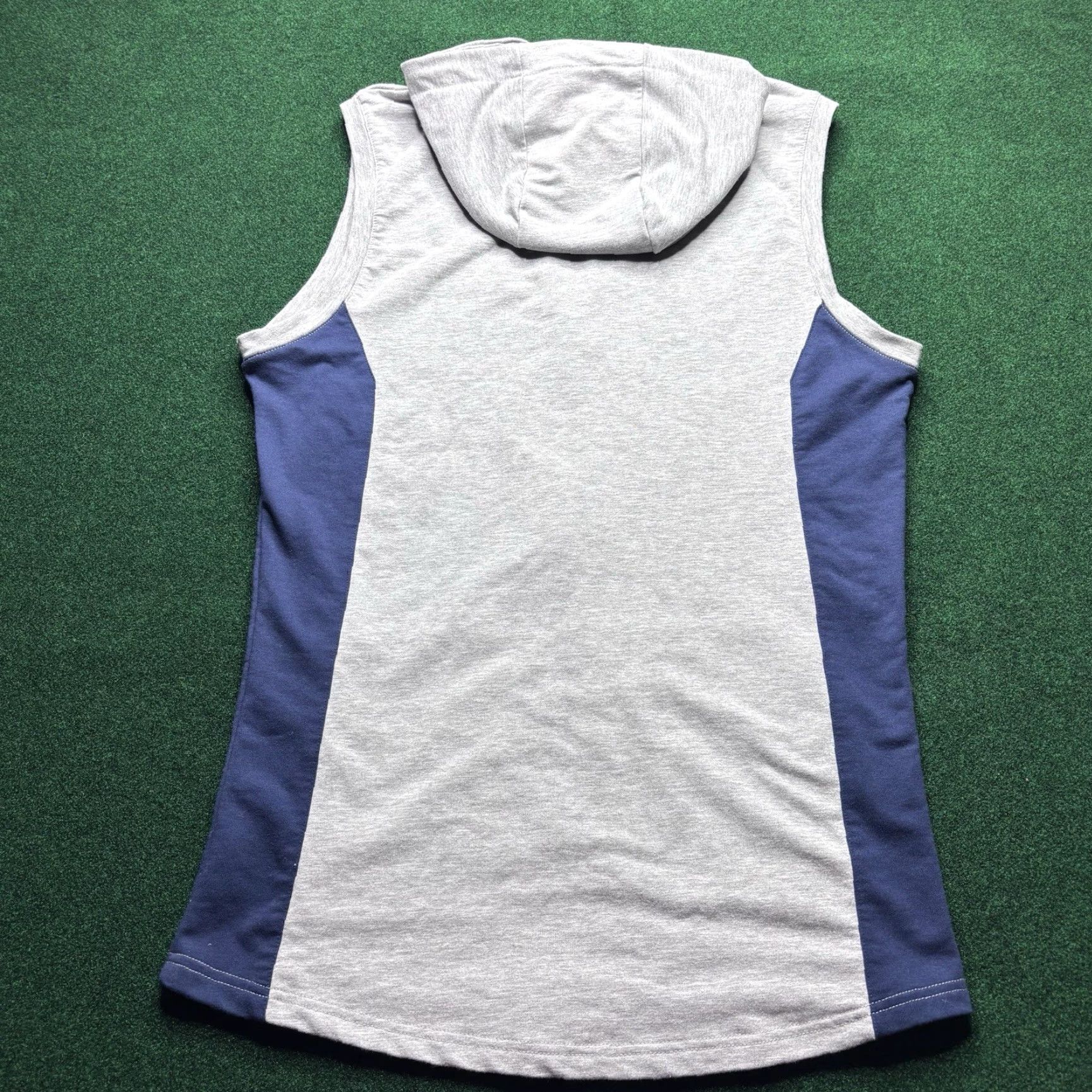 Gymshark Gymshark Women’s Vest Zip Up Hooded Colorblock Gray Navy Activewear XL Size XL / US 12-14 / IT 48-50 - 6 Thumbnail