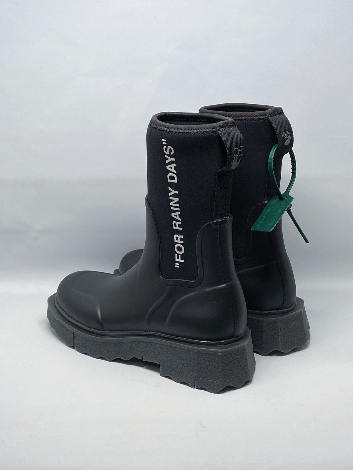 Off-White Off-White Sponge Rubber Rain Boots size 40 Size US 10 / IT 40 - 7 Thumbnail
