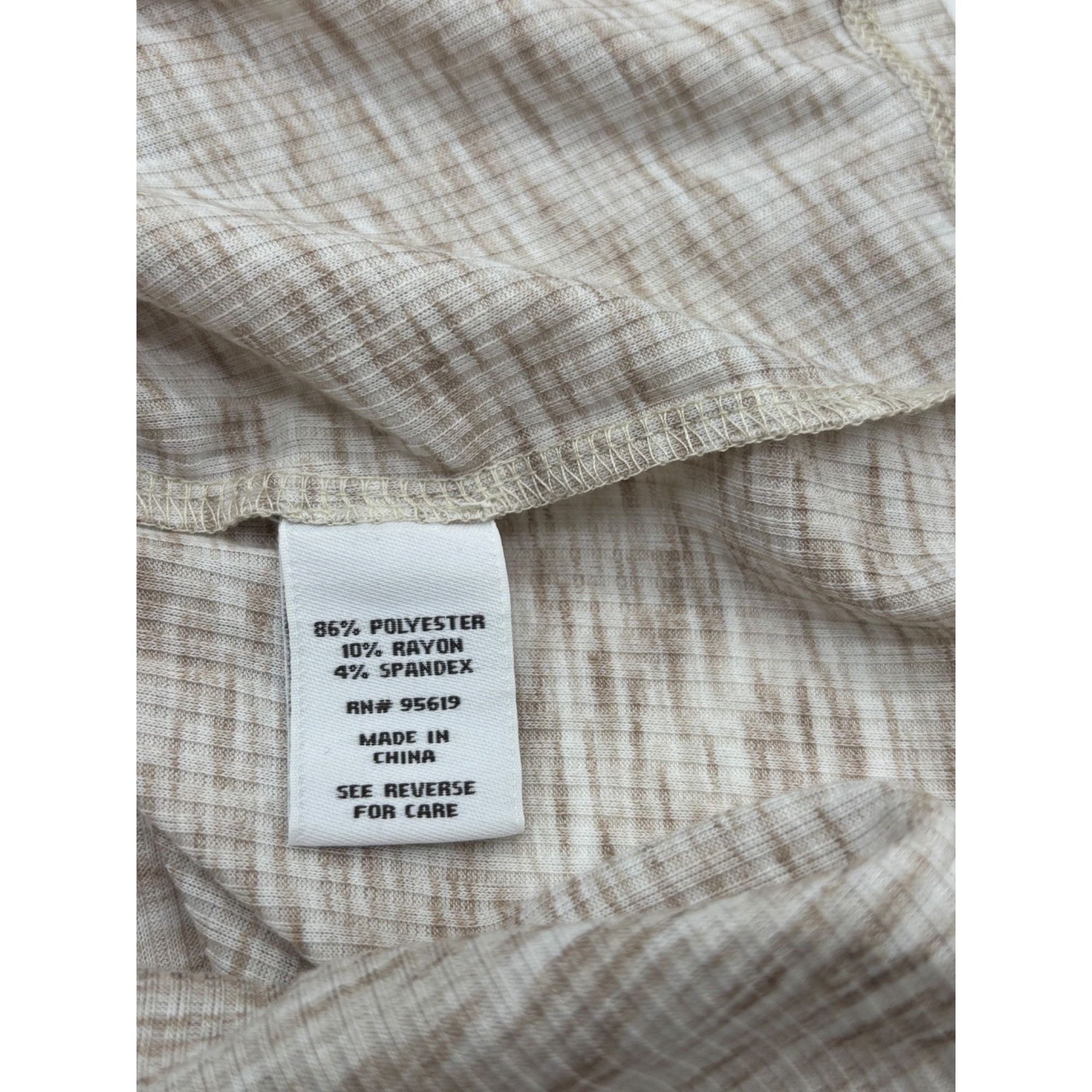 Other Fever Spaced-Dyed Twist-Front Top, Sand, Sz. M Size M / US 6-8 / IT 42-44 - 8 Thumbnail