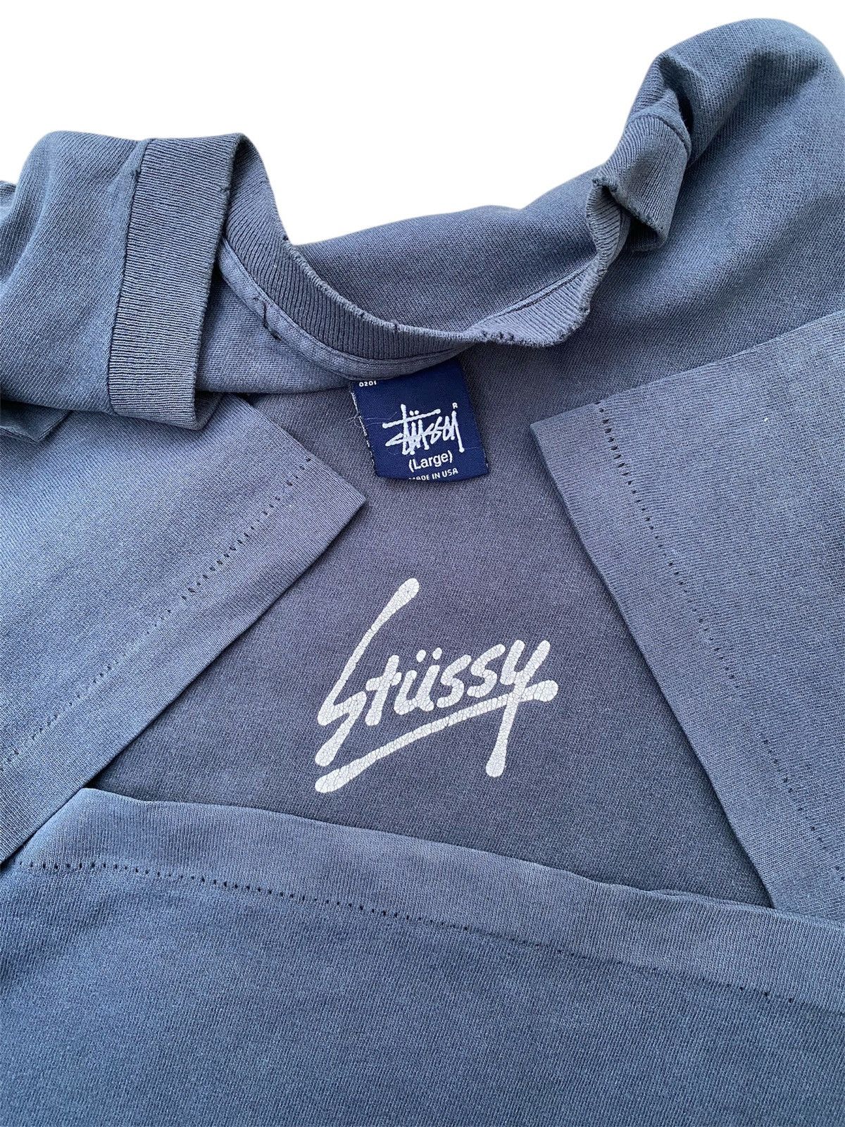 Stussy × Vintage 2000s Vintage Mega Stussy Tee Size US L / EU 52-54 / 3 - 6 Thumbnail