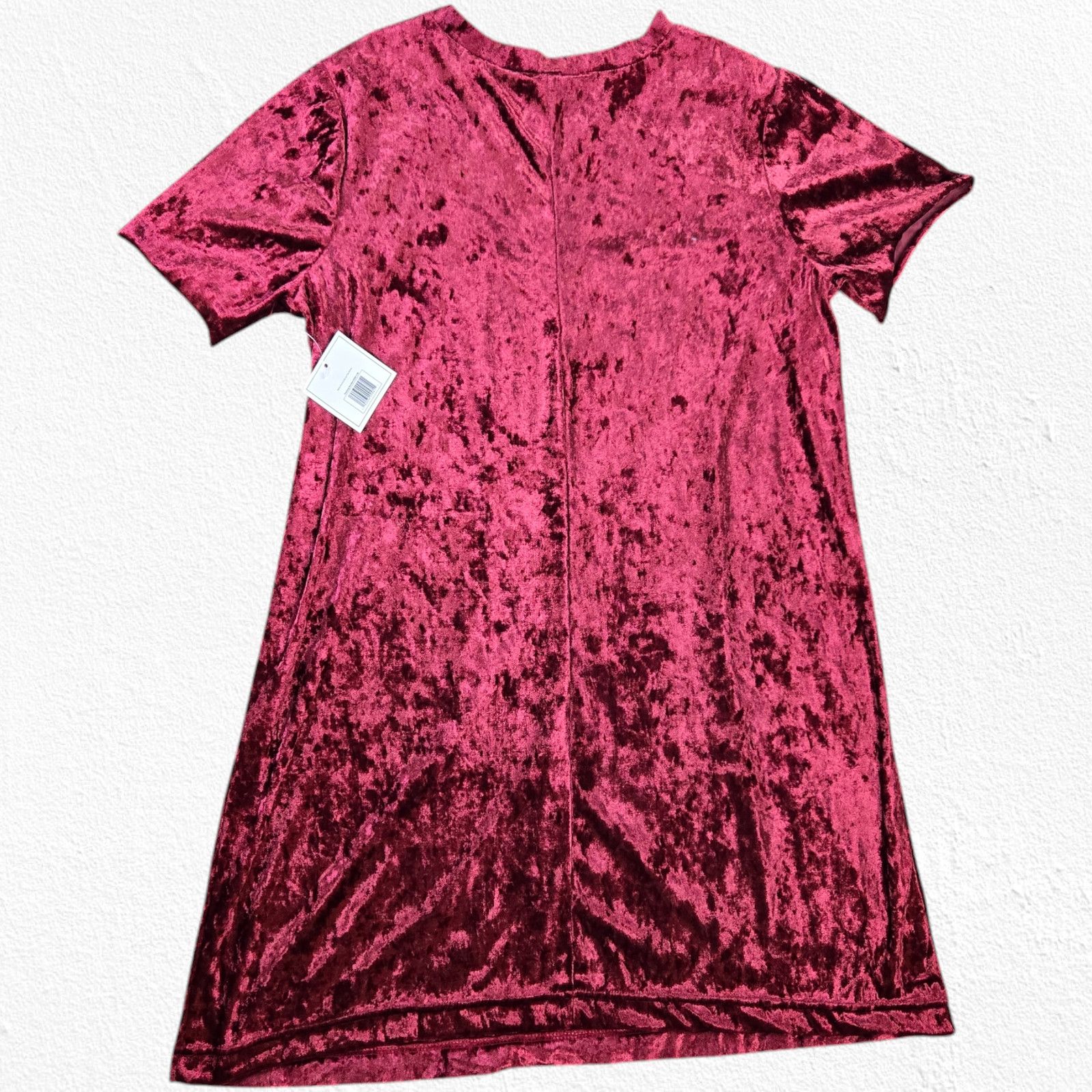 Other Scarlet Red Velvet Mini Dress Size Large Size L / US 10 / IT 46 - 7 Thumbnail