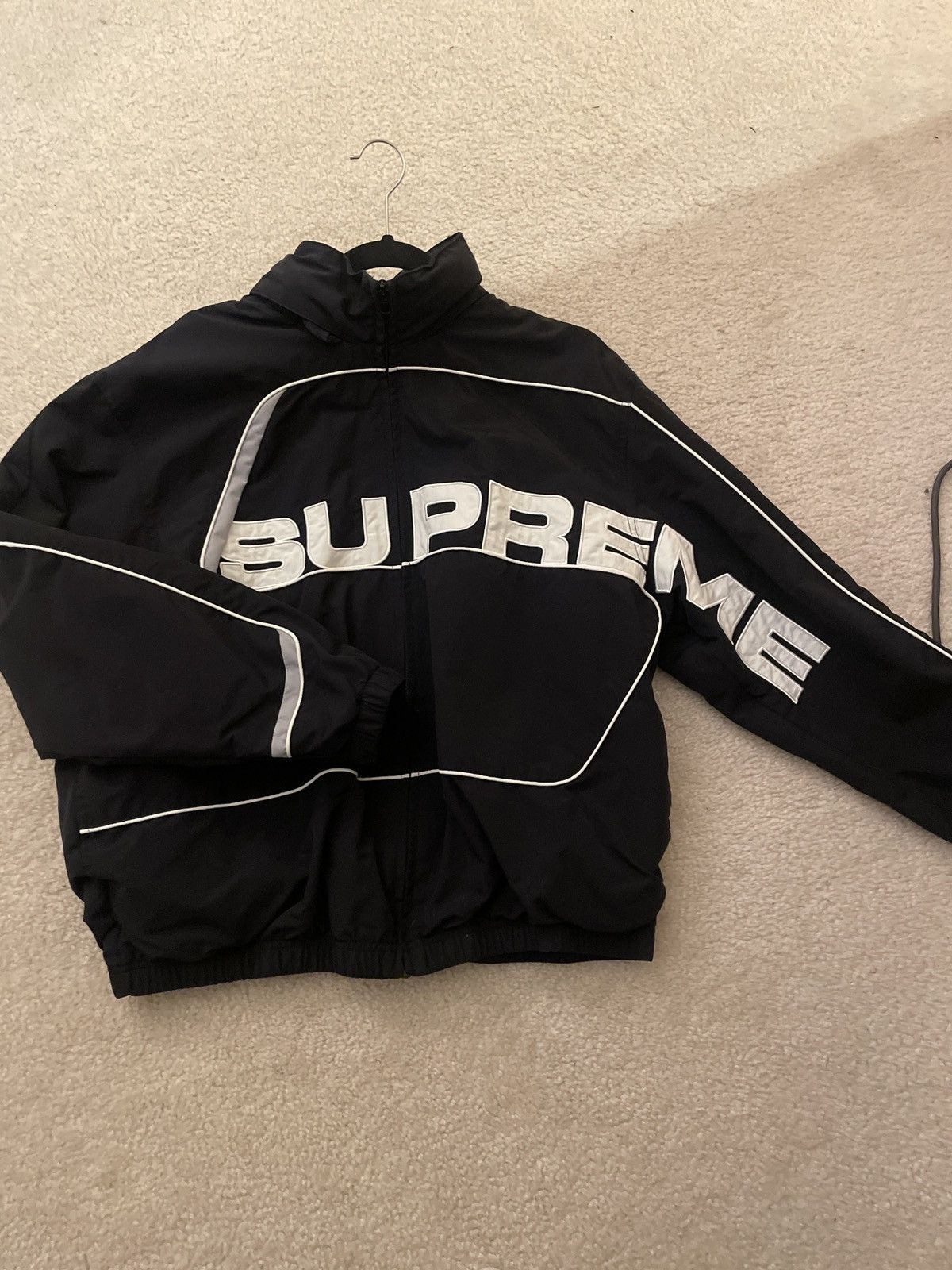 supreme s panel track jacket