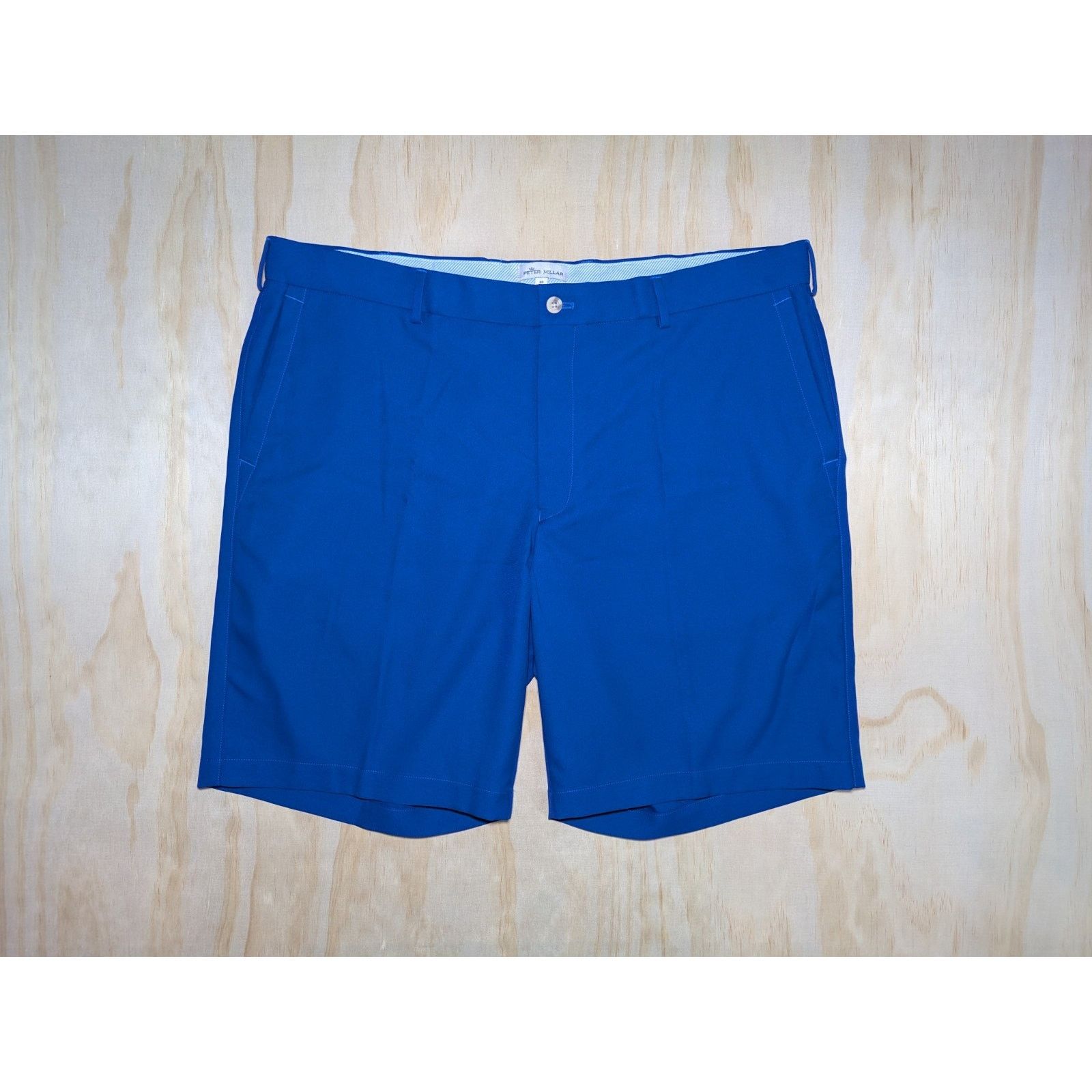 Peter Millar Peter Millar Men's 40 Blue Performance Golf Shorts Solid Size US 40 / EU 56 - 1 Thumbnail
