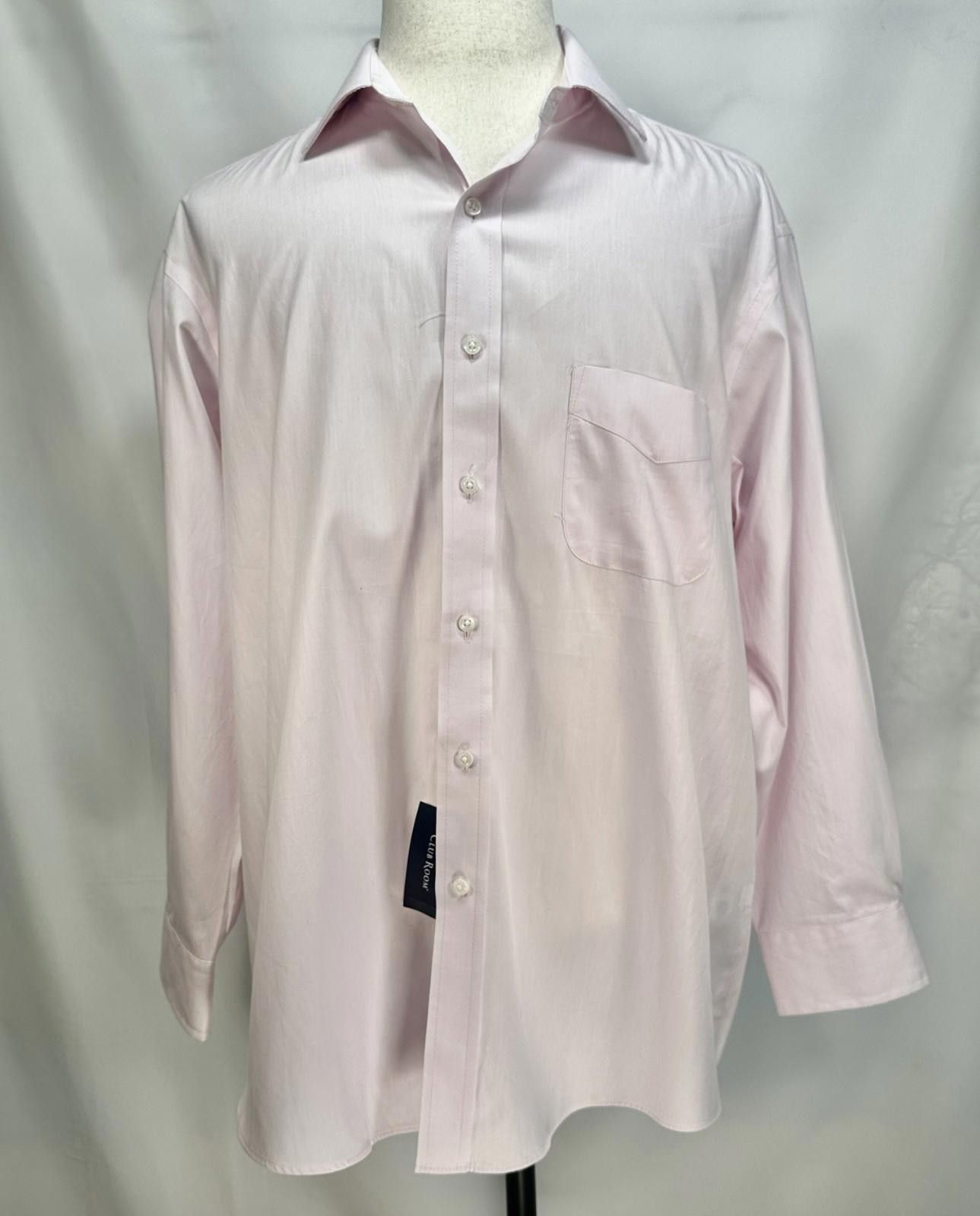 Club Room Club Room Regular Fit Cotton Button Down Shirt Mens Pink L Size US L / EU 52-54 / 3 - 1 Thumbnail
