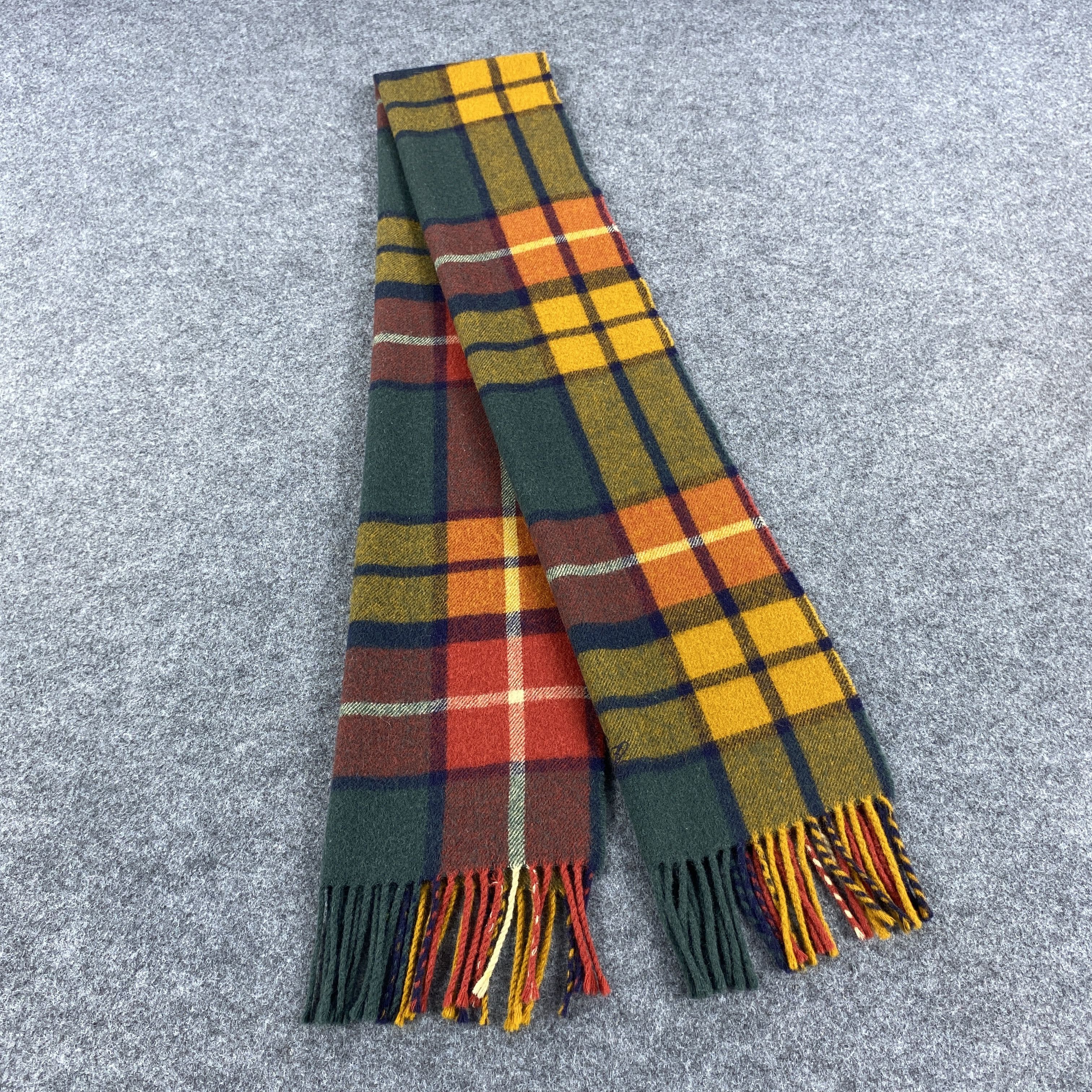 Polo Ralph Lauren × Vintage GF10645 Polo Ralph Lauren Scarf Neck Wear Muffler Nova Check Size ONE SIZE - 1 Thumbnail