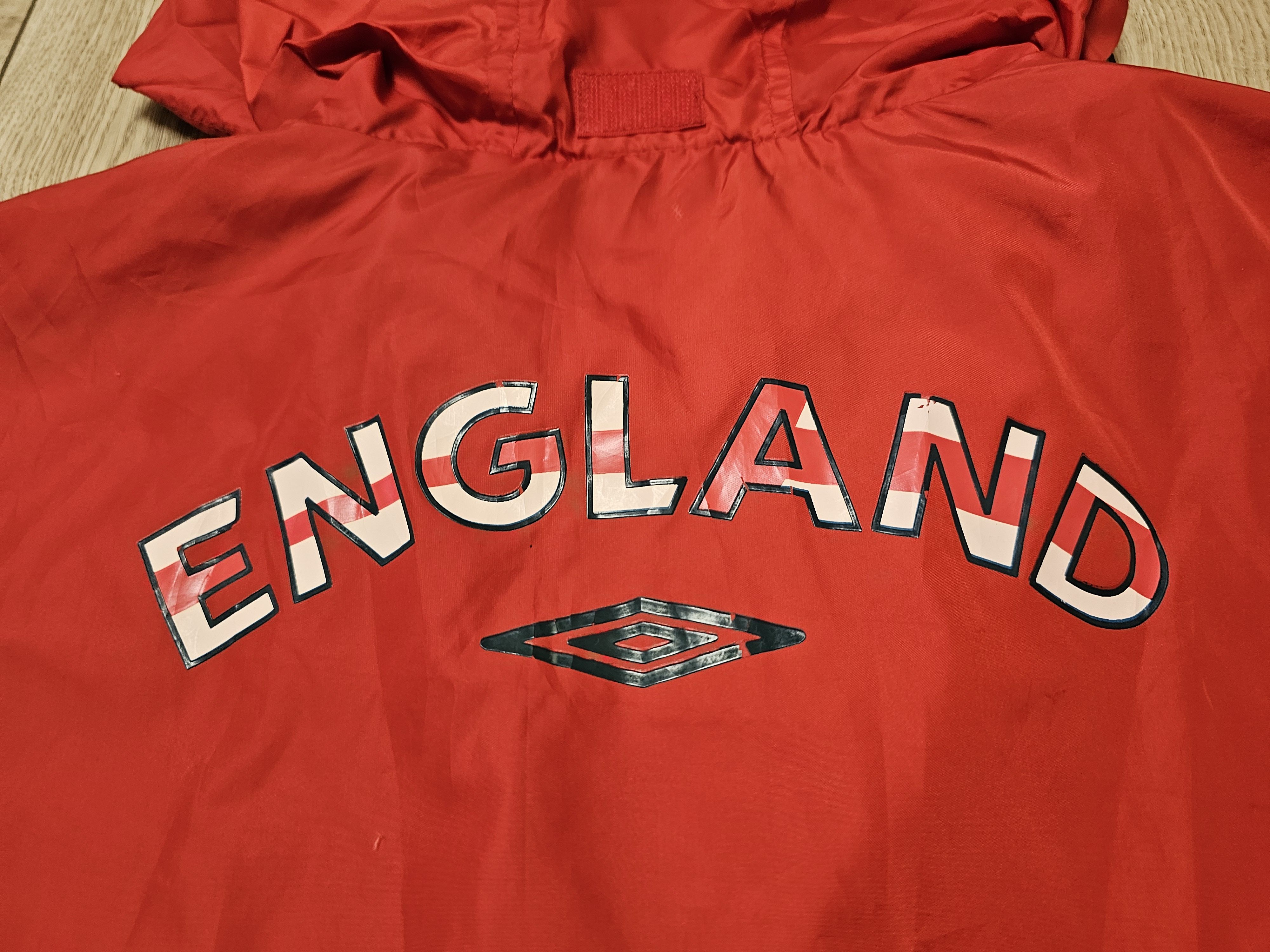 Umbro × Vintage ENGLAND 2002 2004 TRAINING FOOTBALL JACKET SOCCER JACKET Size US L / EU 52-54 / 3 - 5 Thumbnail