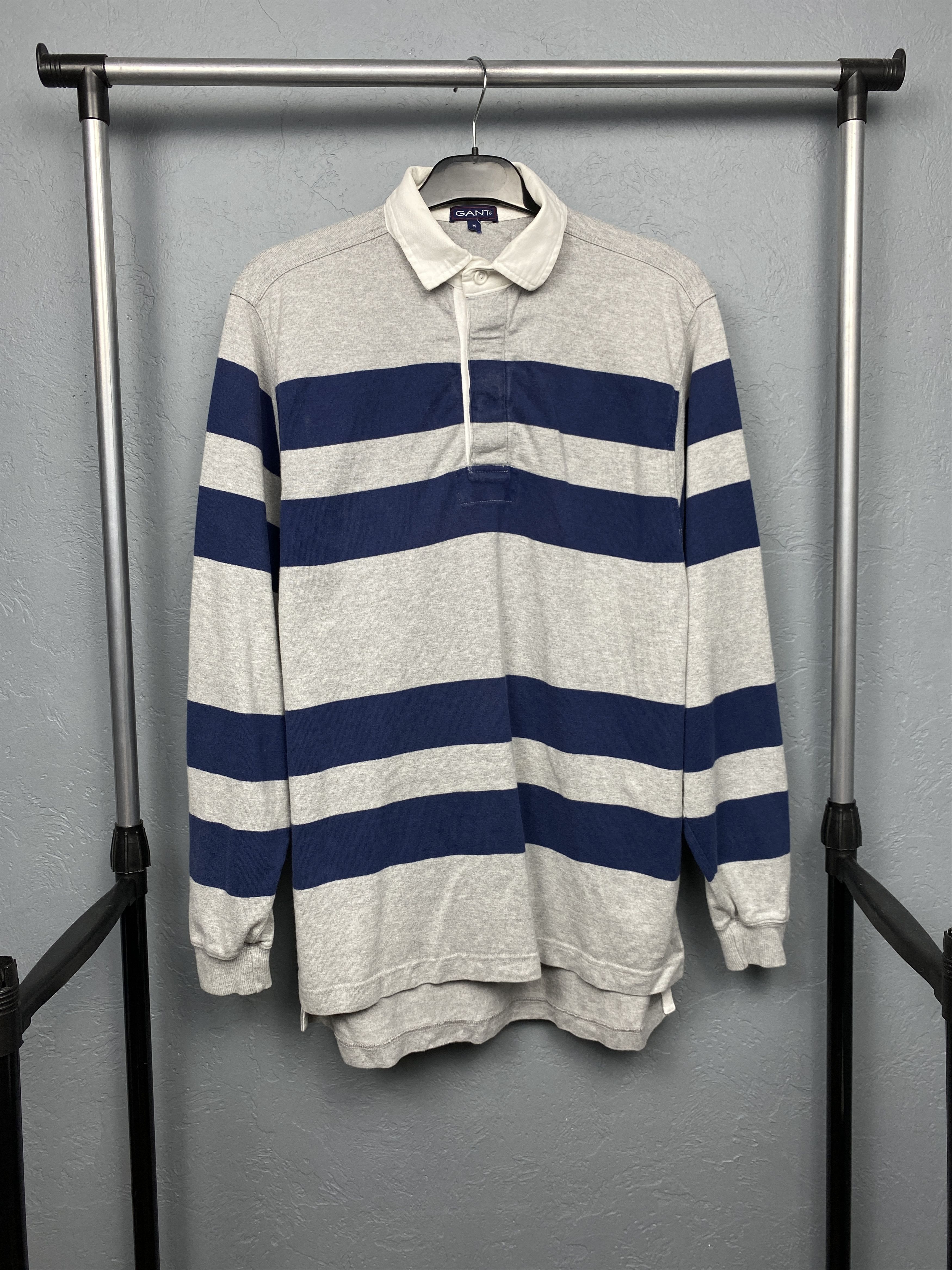 Gant Gant 90s Vintage Mens Rugby Long Sleeve Polo Shirt Size US M / EU 48-50 / 2 - 1 Thumbnail