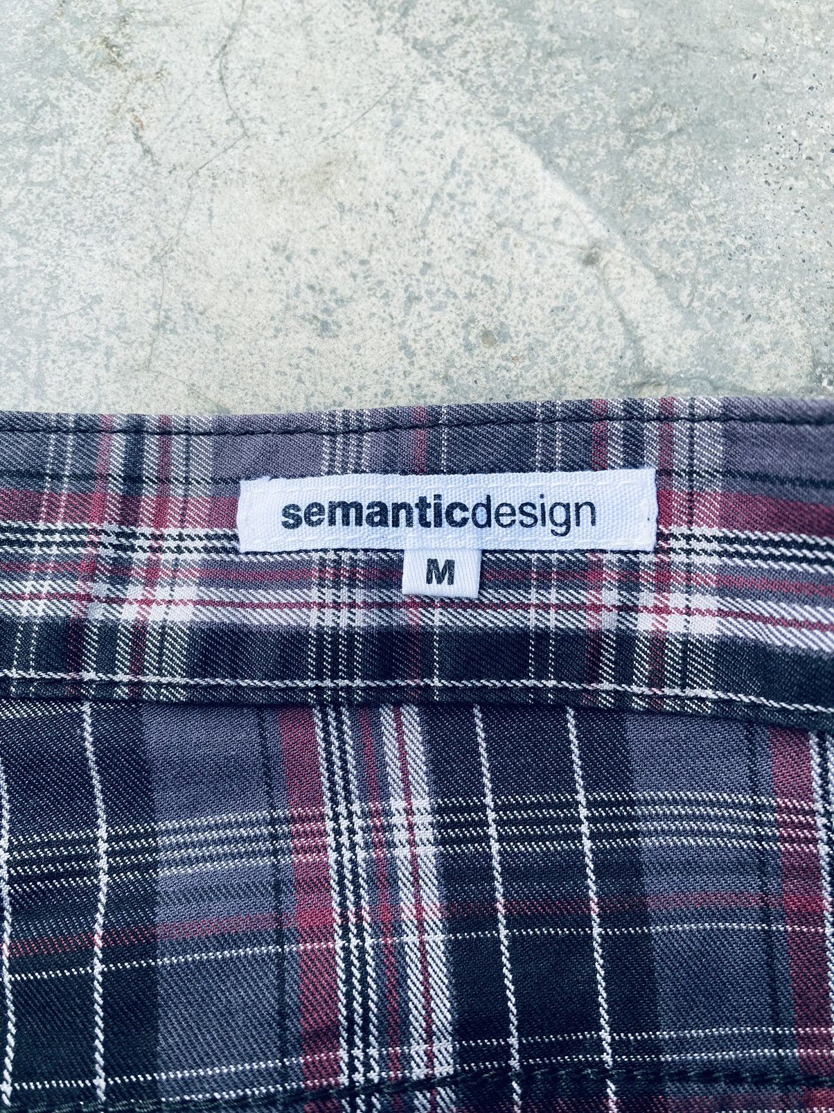 semanticdesign Vintage Semantic Design Plaid Rare Pants Size US 31 - 8 Thumbnail