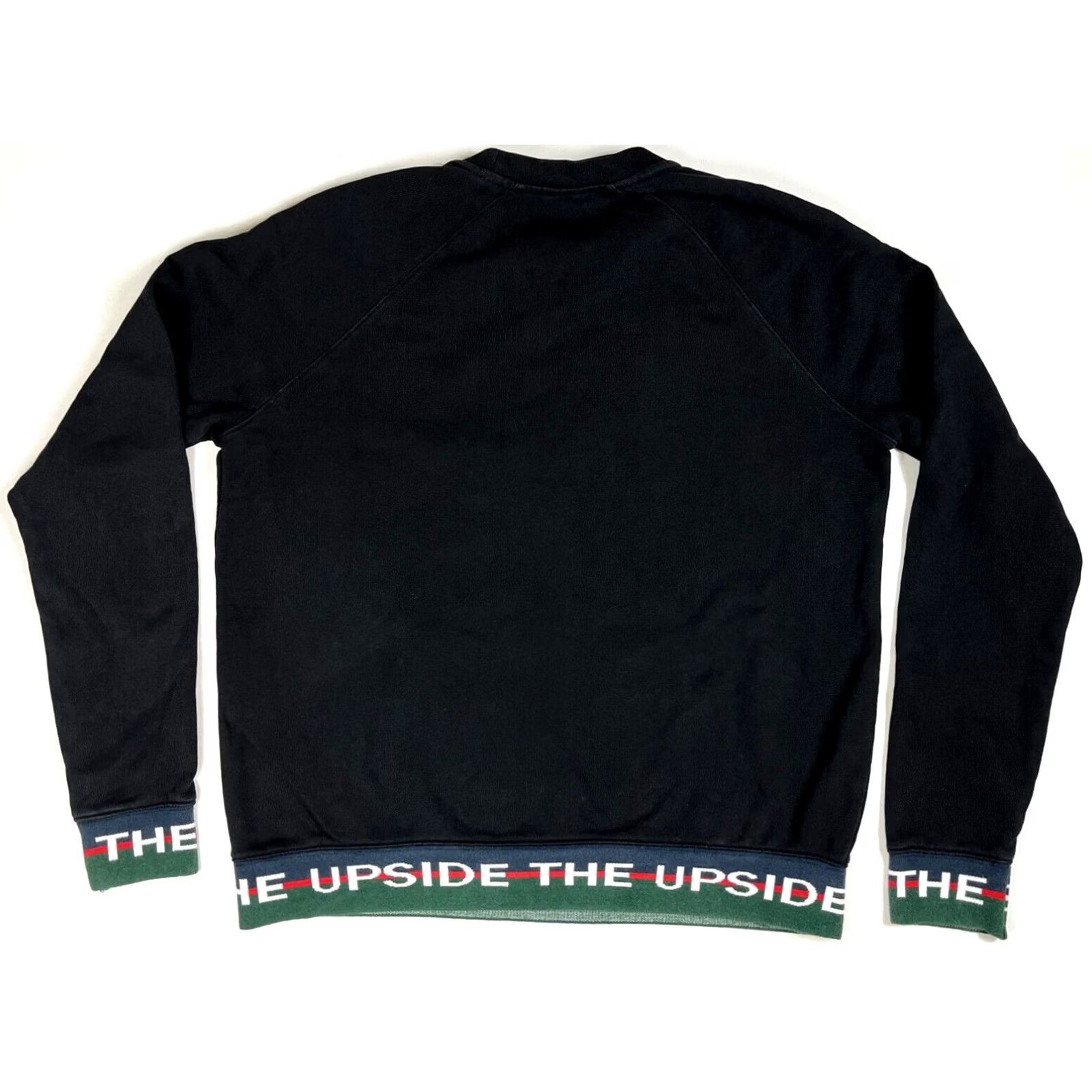 The Upside THE UPSIDE Women's Crewneck Sweatshirt Kangaroo Pocket Sz 6 Black 100% Cotton Activewear Sweatshirt Womens Kangaroo Pouch City 90s Size M / US 6-8 / IT 42-44 - 3 Thumbnail