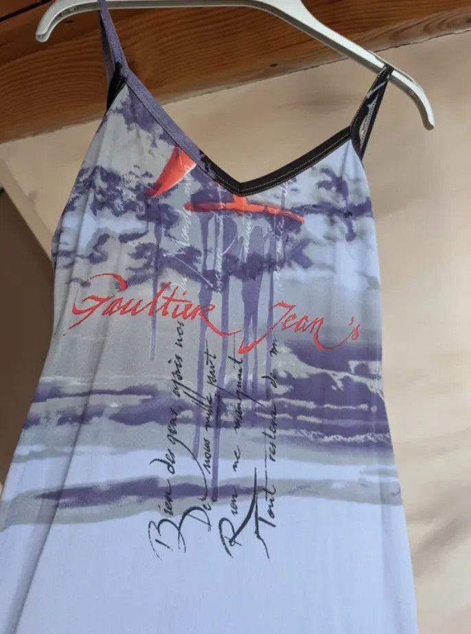 Jean Paul Gaultier Jean Paul Gaultier Mesh Top Dress Skirt Tattoo Jacket EX0111 Size XL / US 12-14 / IT 48-50 - 2 Thumbnail