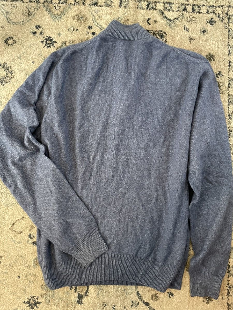 Peter Millar Italian Made Cashmere Blend 1/4 Zip Jumper Size US XL / EU 56 / 4 - 5 Thumbnail