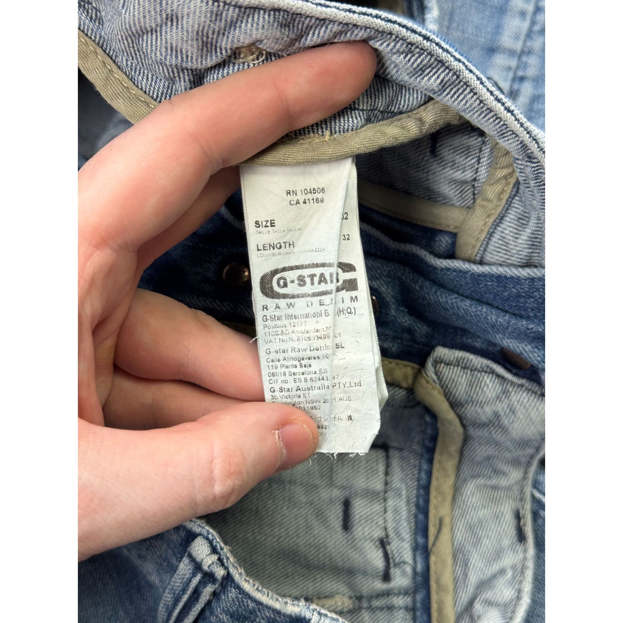 G-Star G-Star RAW Army Lumber Straight Denim Jeans Pants (Y1191) Size US 32 / EU 48 - 9 Thumbnail