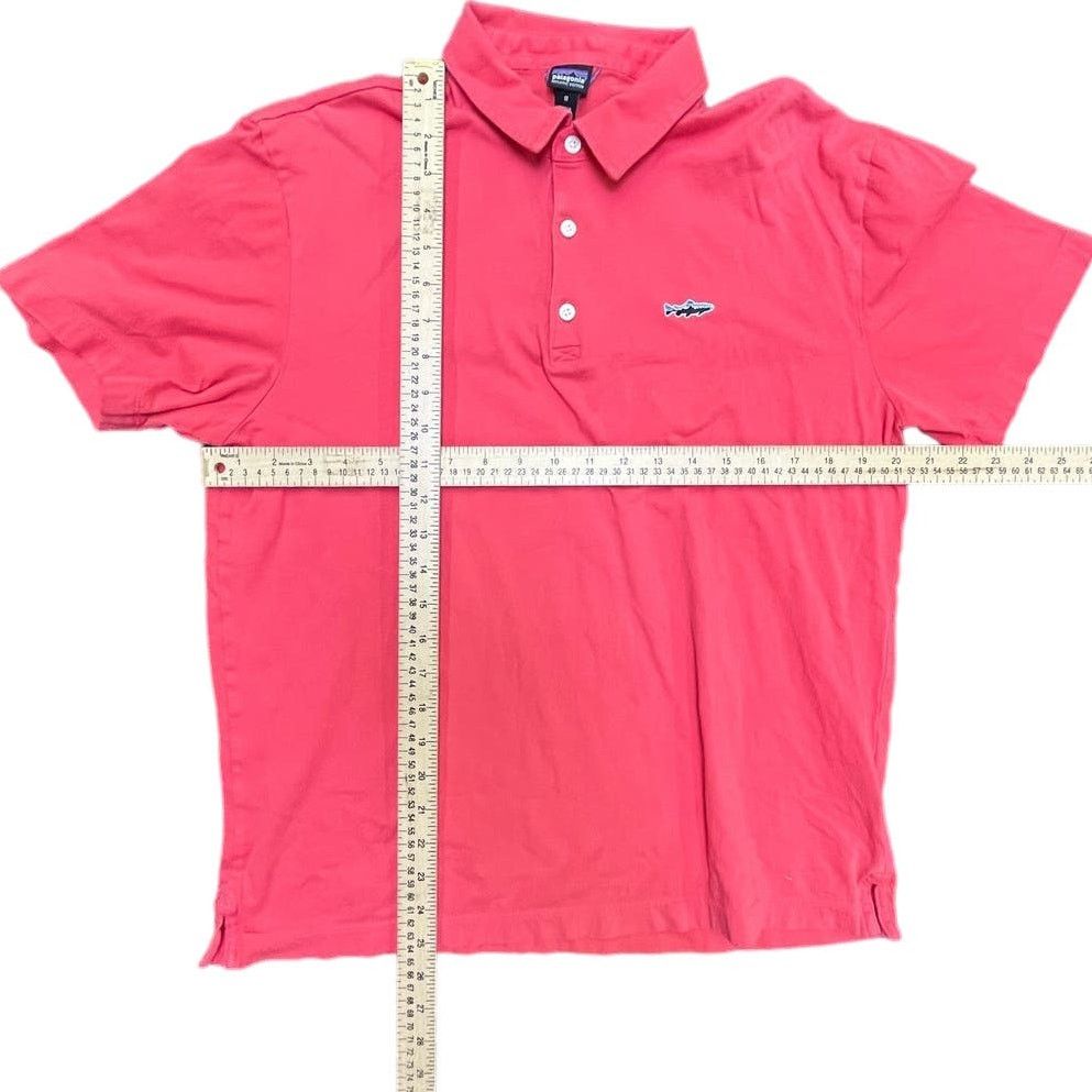 Patagonia Patagonia Pink/Salmon Polo Shirt Size Medium Size US M / EU 48-50 / 2 - 2 Thumbnail
