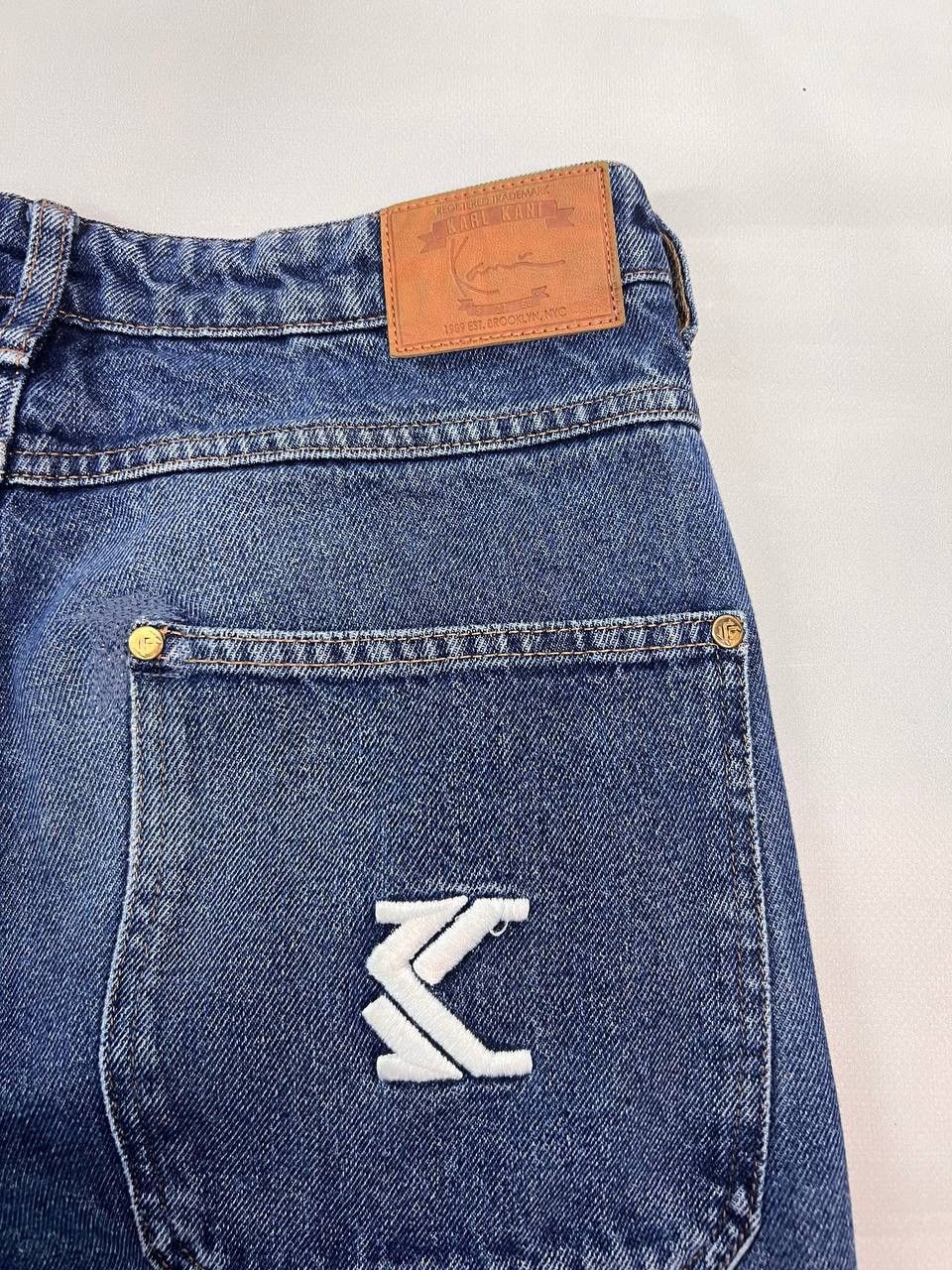 Karl Kani × Vintage Karl Kani Retro Baggy Workwear Jeans Size US 31 - 6 Thumbnail