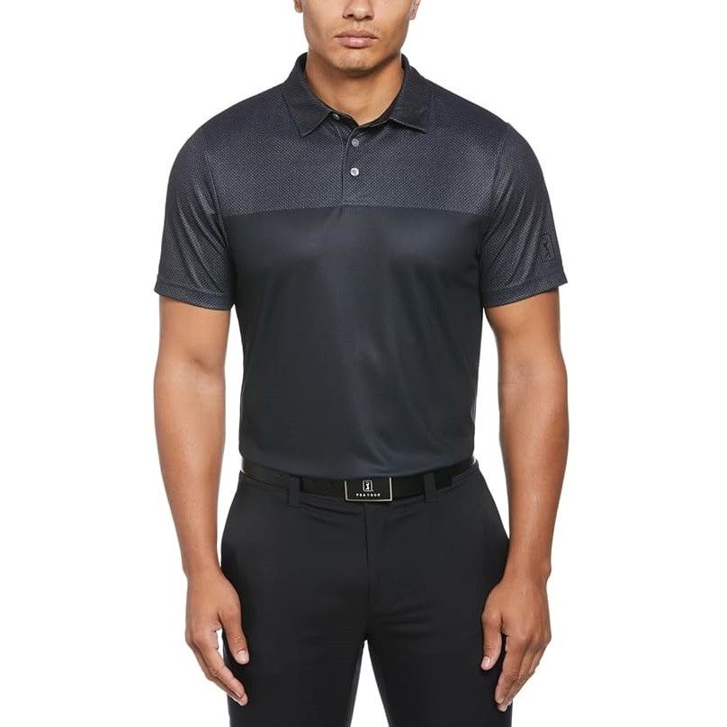 PGA Tour PGA Tour Men's Black Block Short Sleeve Polo Shirt Size S Size US S / EU 44-46 / 1 - 1 Preview